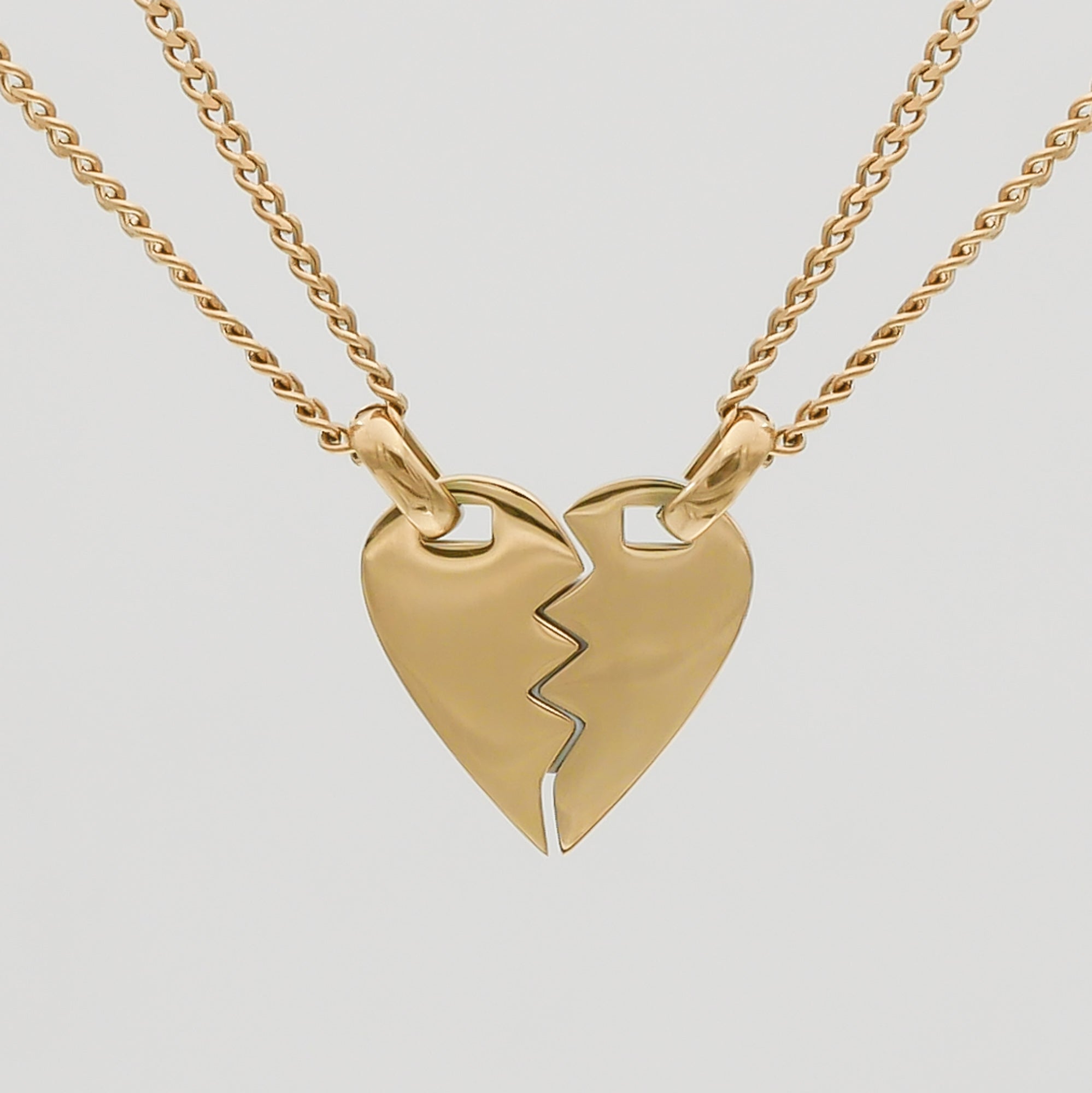 Amika Split Hart ketting