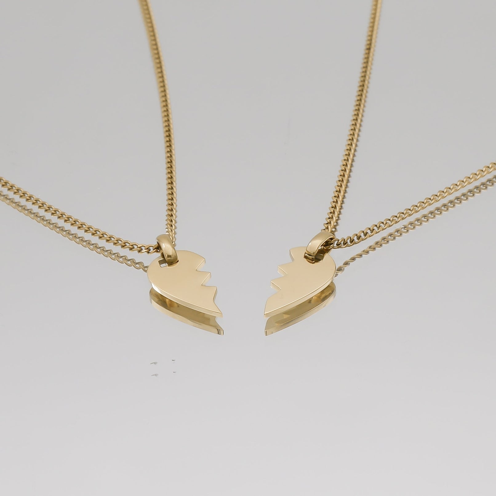 Amika Split Hart ketting