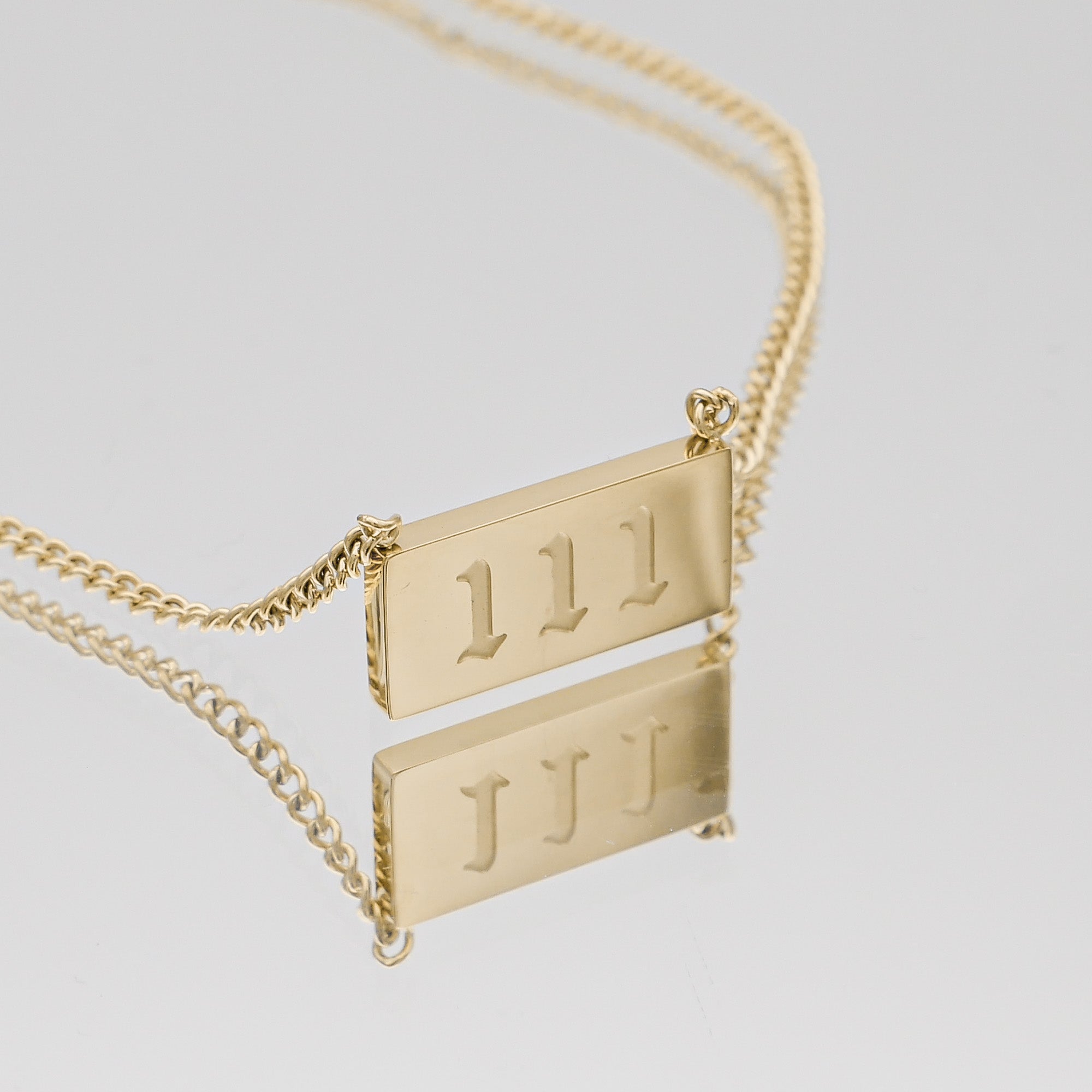 Engel Nummer Tablet Ketting