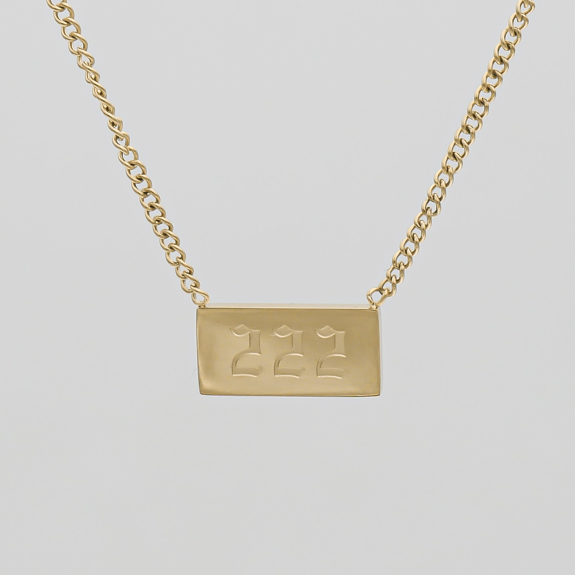 Engel Nummer Tablet Ketting