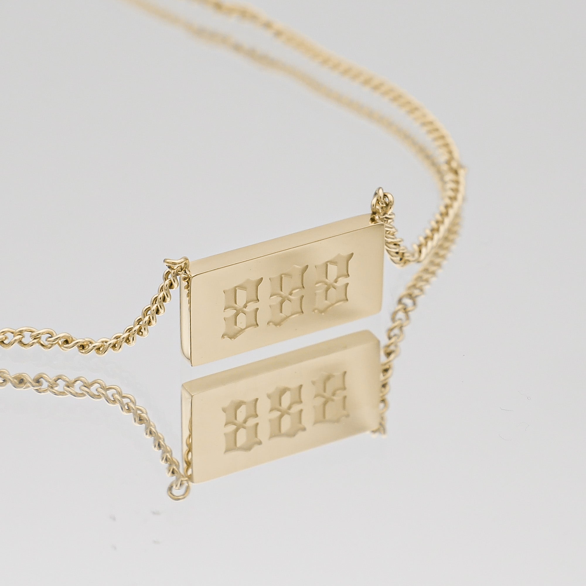 Engel Nummer Tablet Ketting