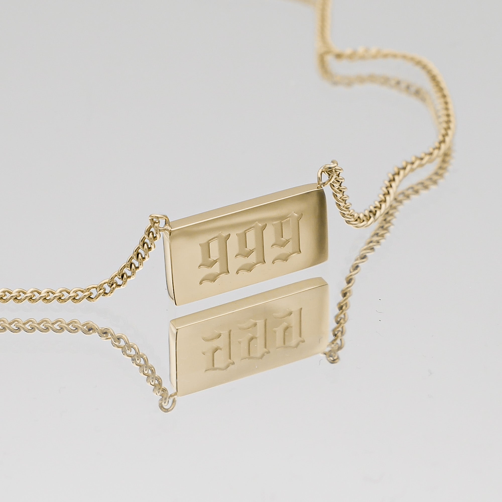 Engel Nummer Tablet Ketting