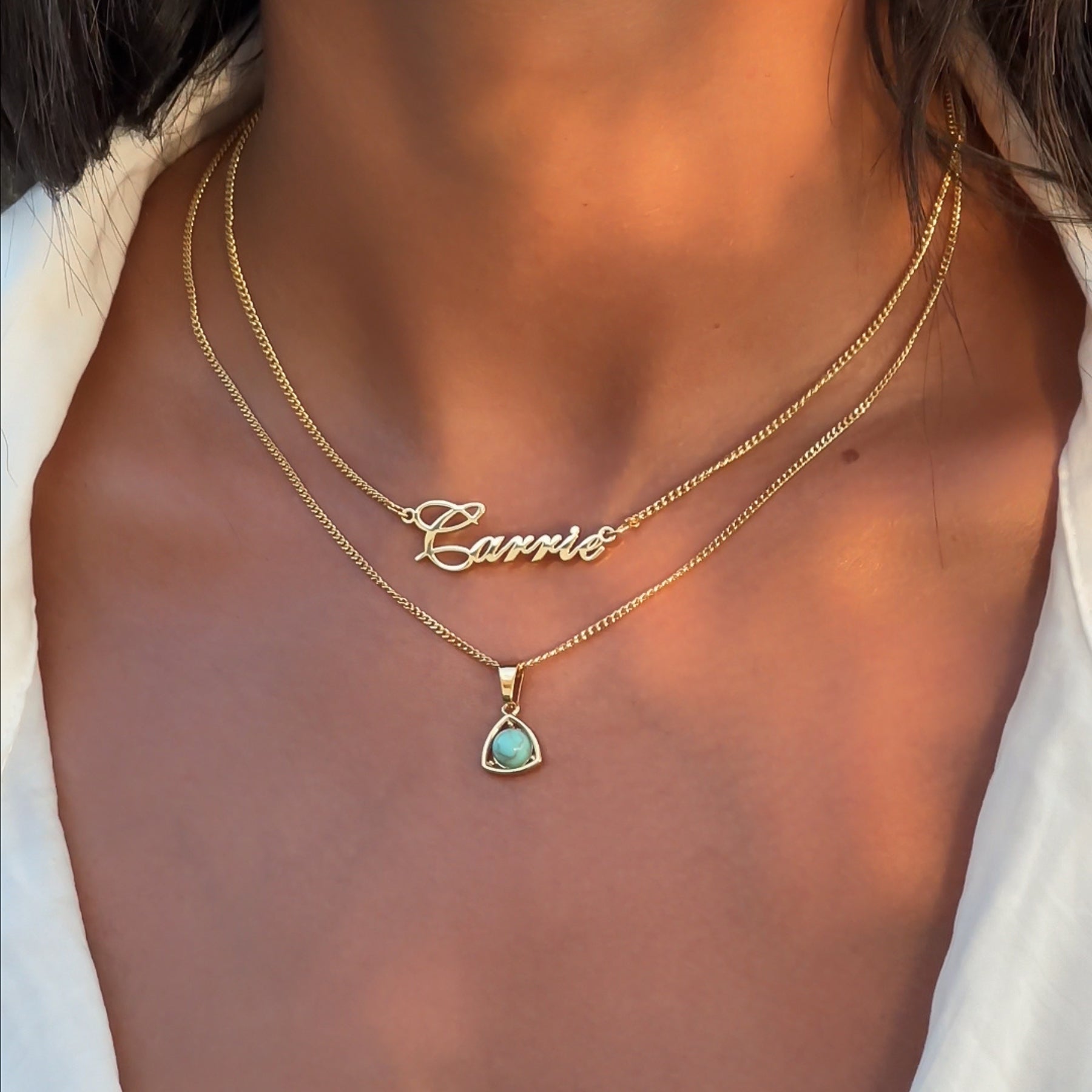 Geboortesteen Hanger Ketting