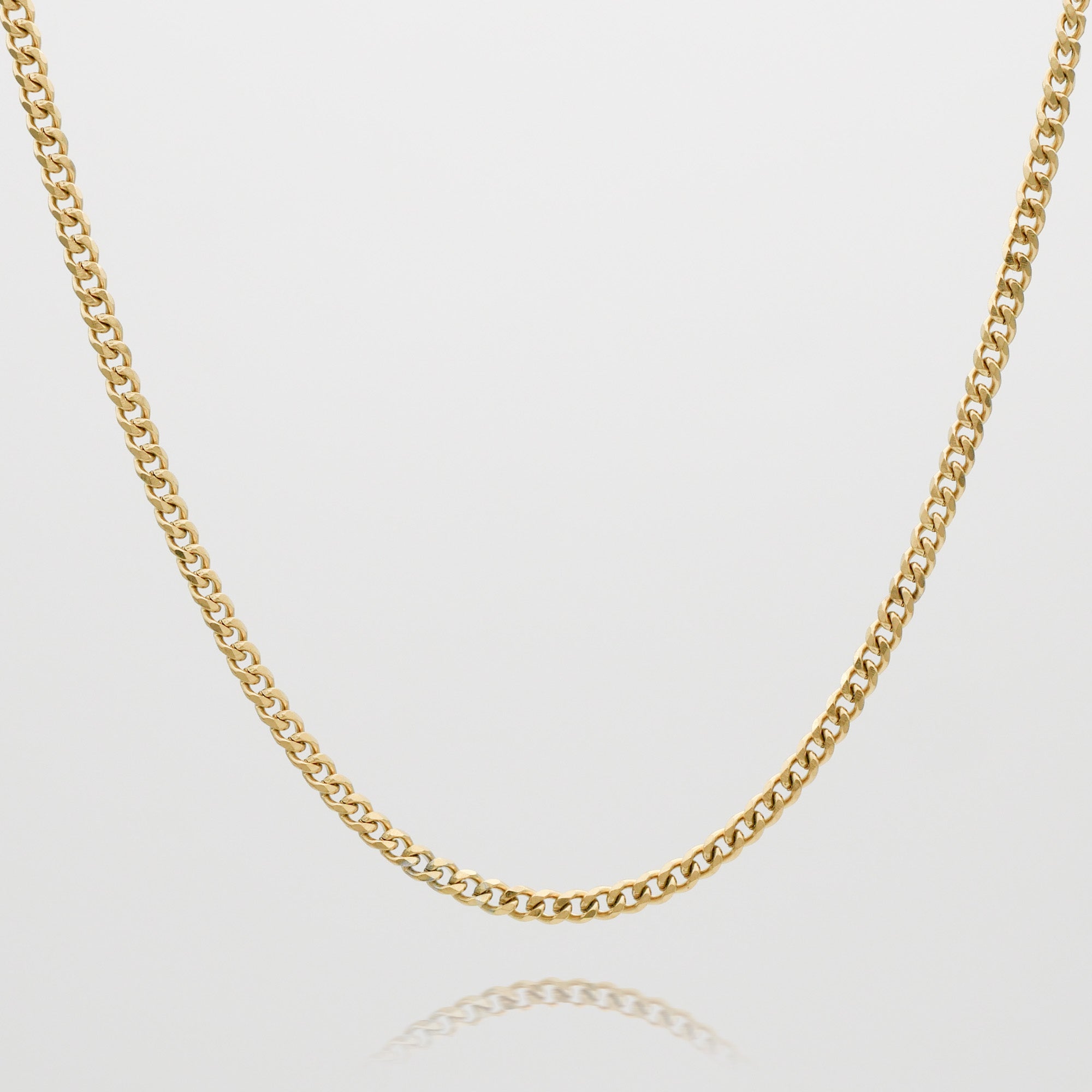 Klassieke Cubaanse Ketting Goud
