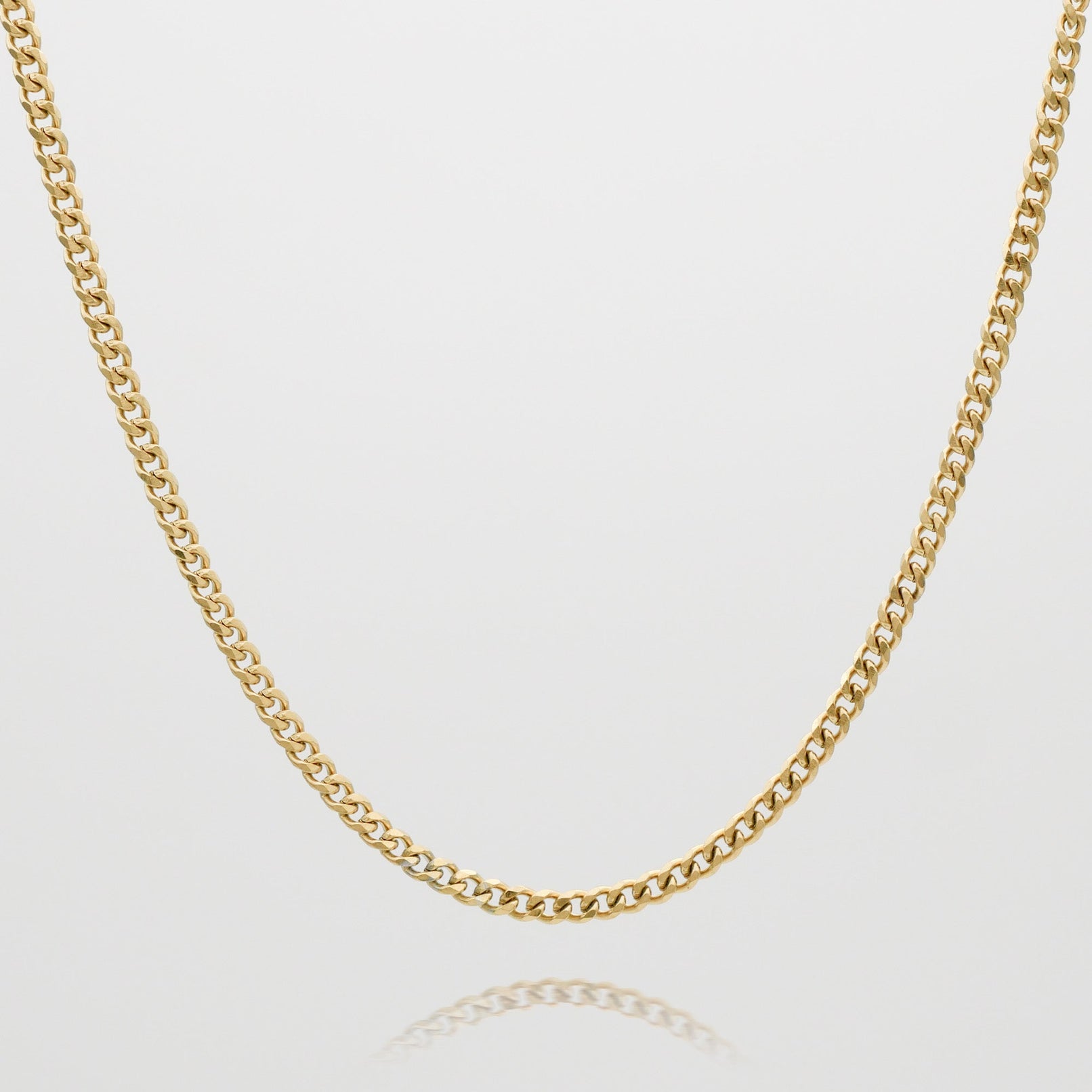 Klassieke Cubaanse Ketting Goud