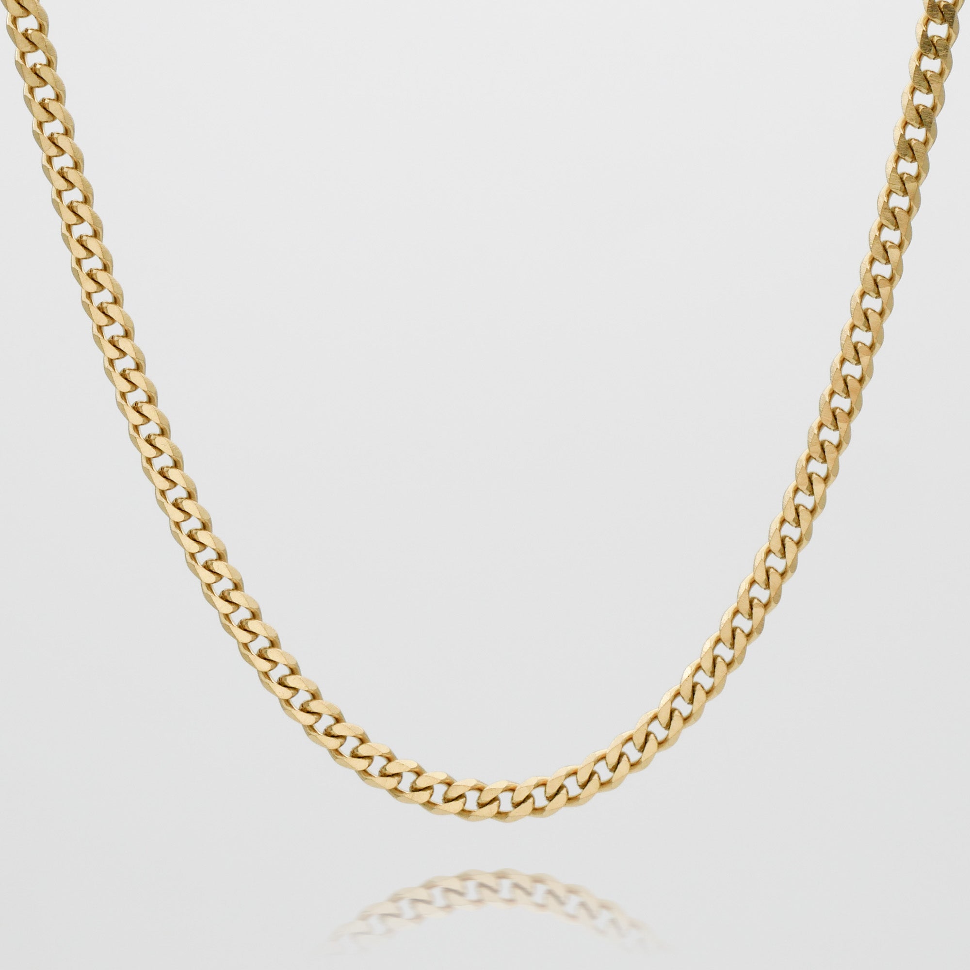 Klassieke Cubaanse Ketting Goud