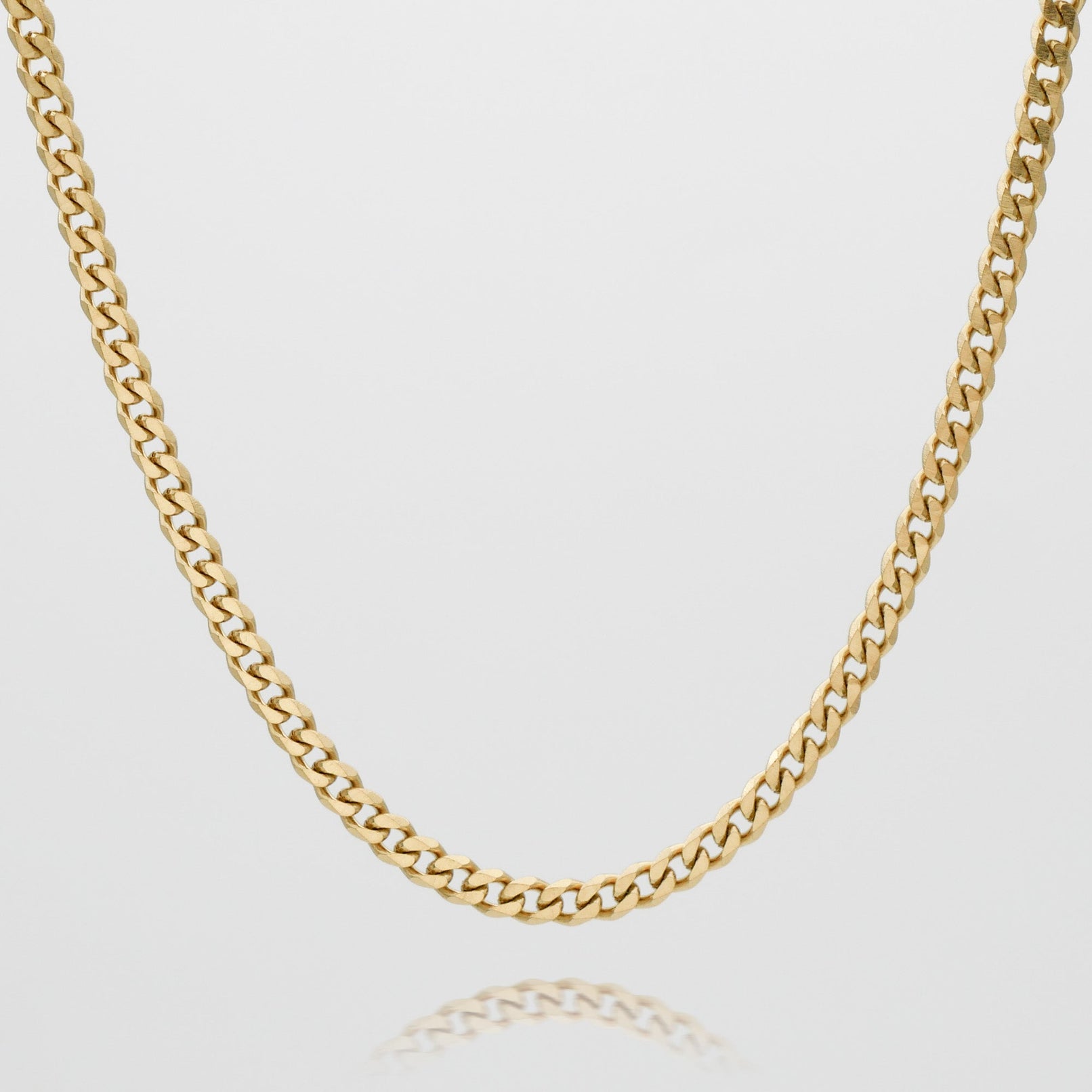 Klassieke Cubaanse Ketting Goud