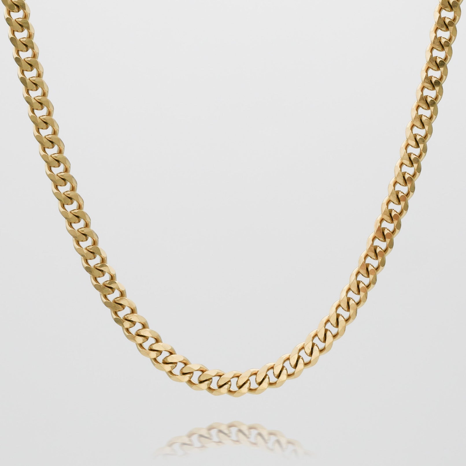 Klassieke Cubaanse Ketting Goud