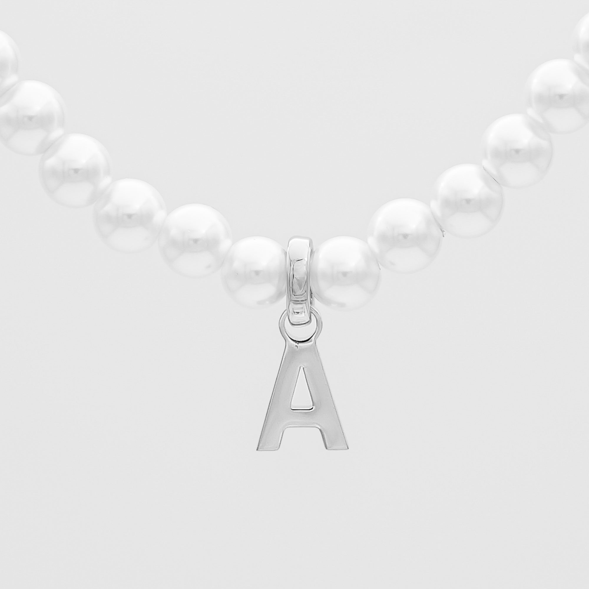 Classic Pearl Initial Bracelet