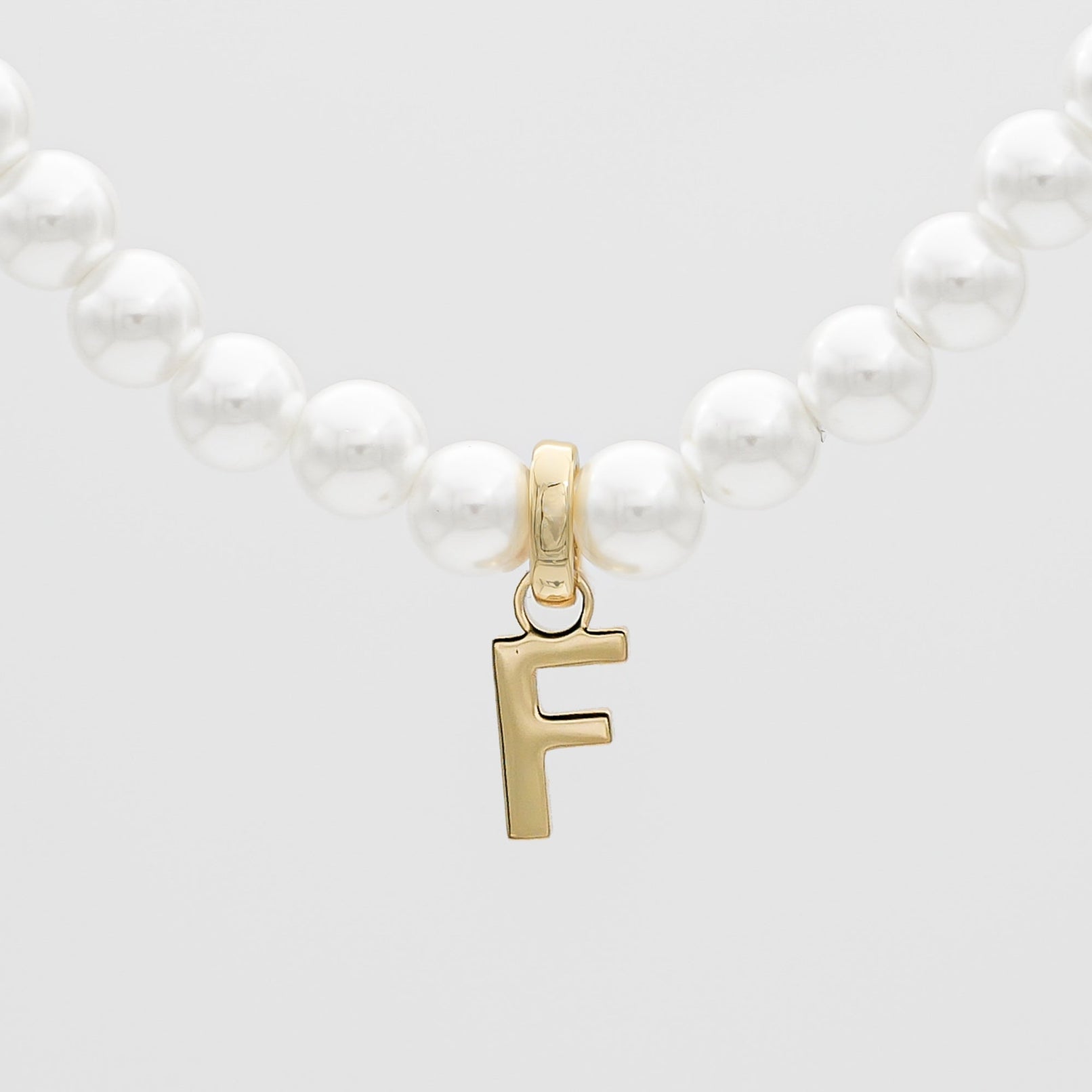 Classic Pearl Initial Bracelet