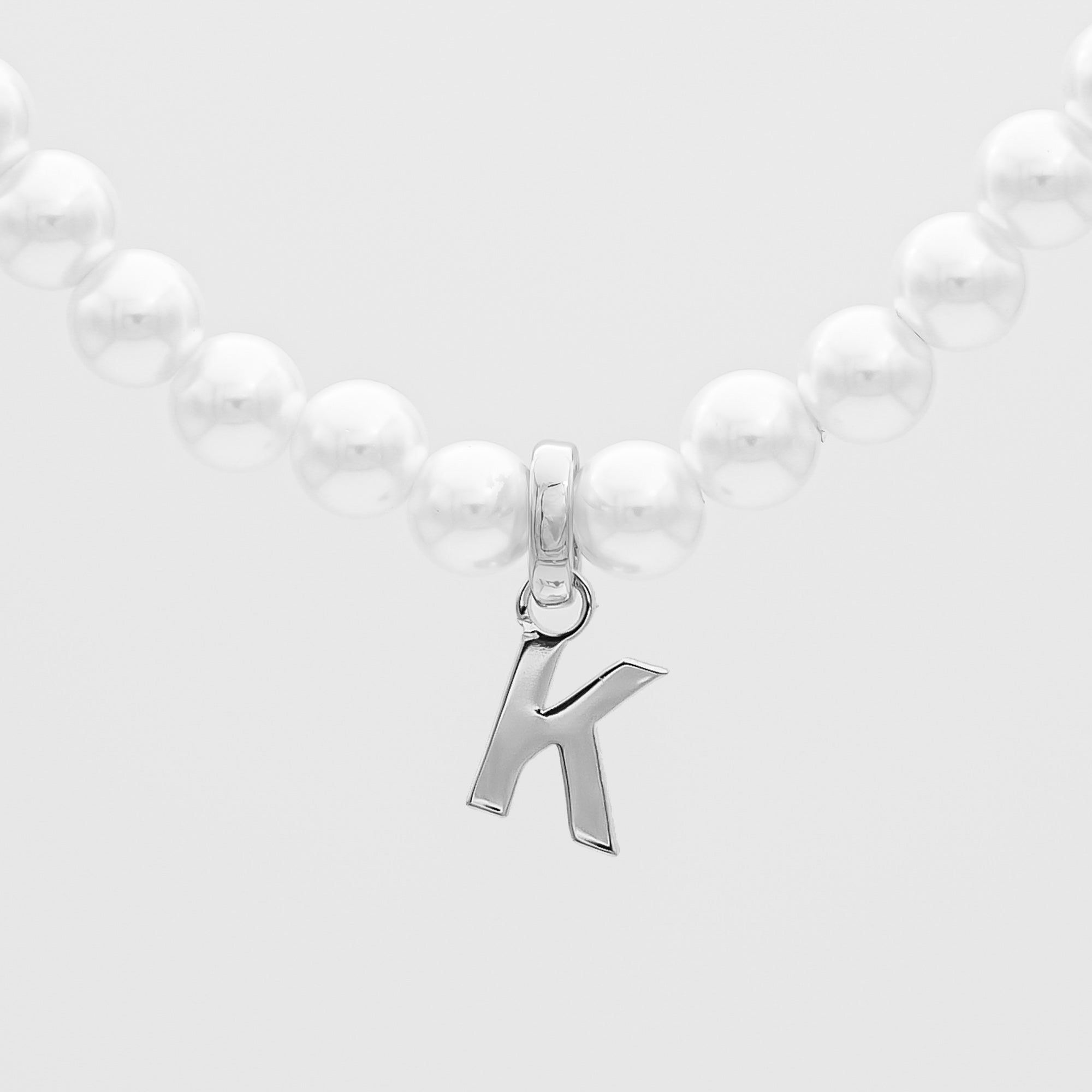 Classic Pearl Initial Bracelet