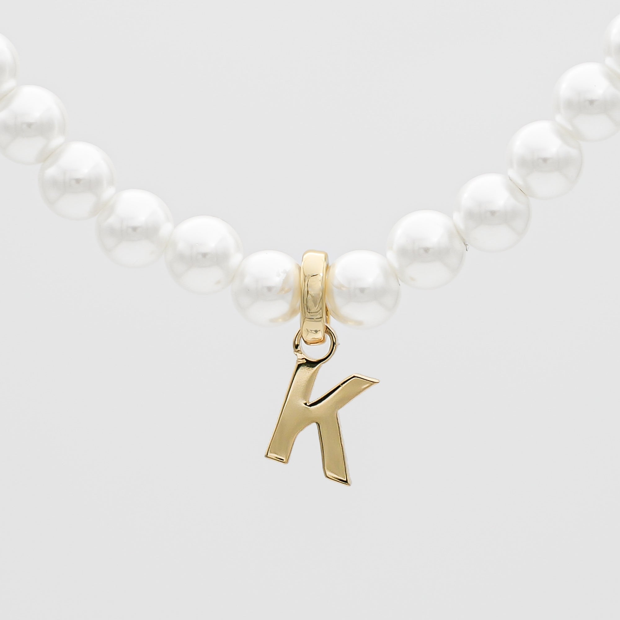 Classic Pearl Initial Bracelet