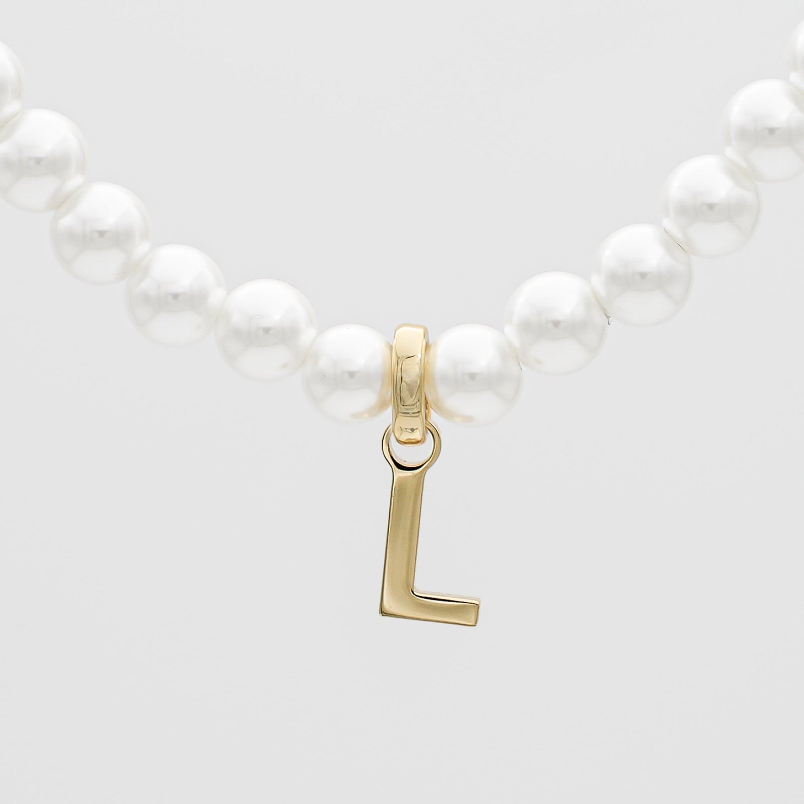 Classic Pearl Initial Bracelet