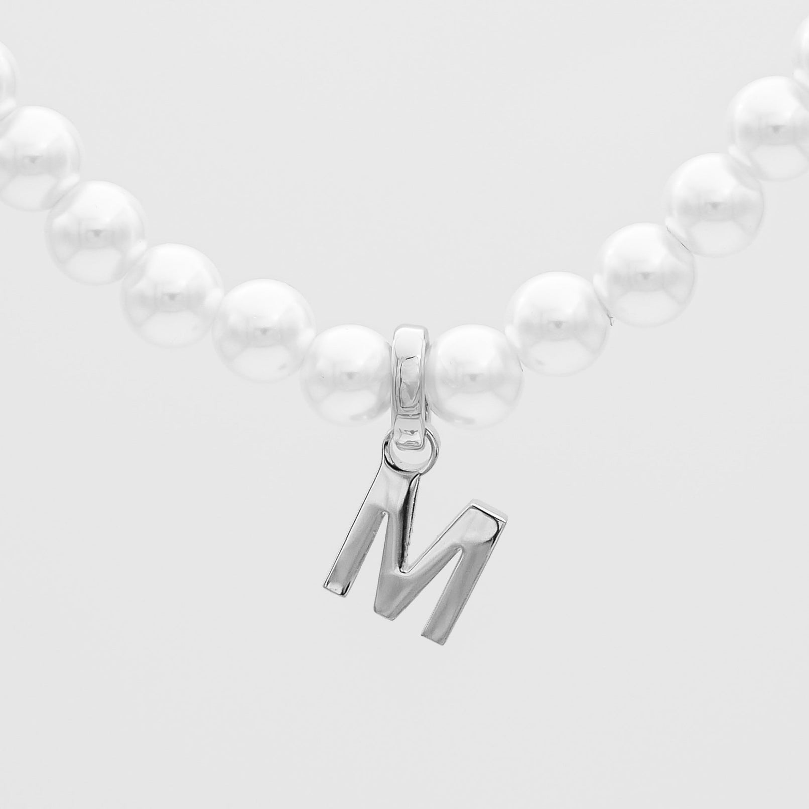 Classic Pearl Initial Bracelet