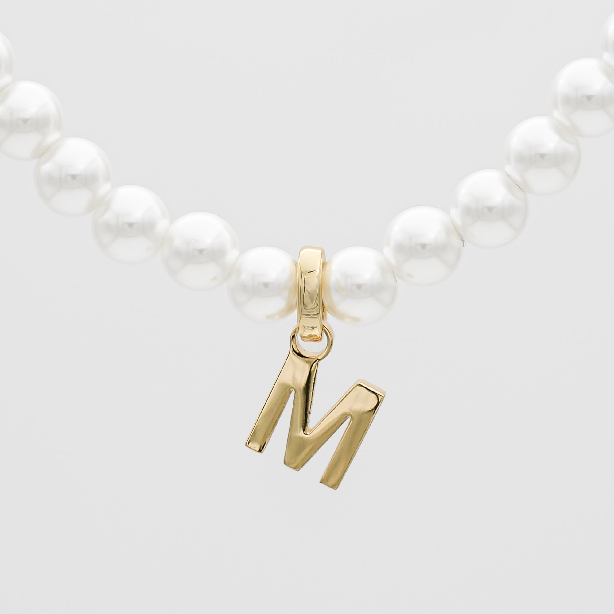 Classic Pearl Initial Bracelet