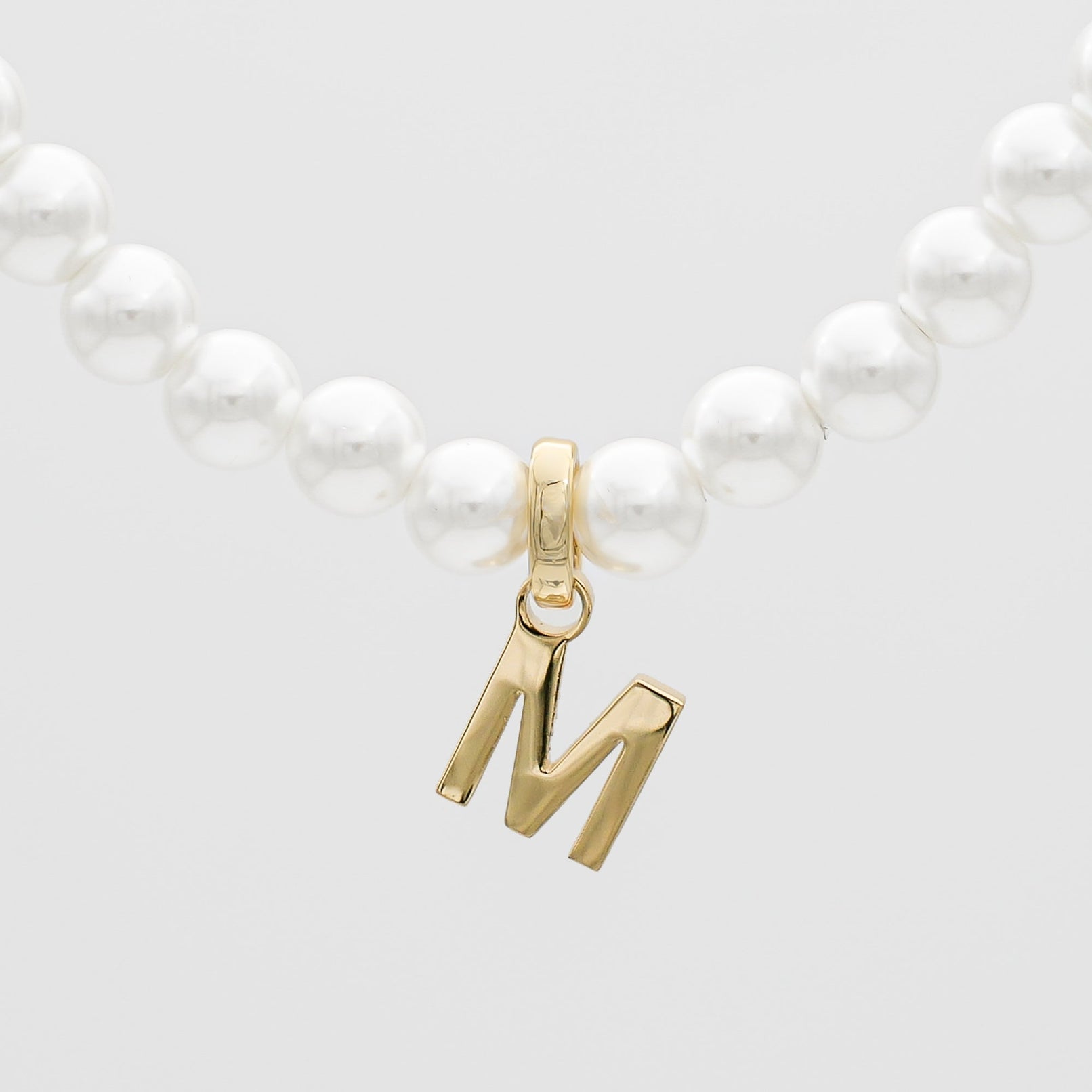 Classic Pearl Initial Bracelet