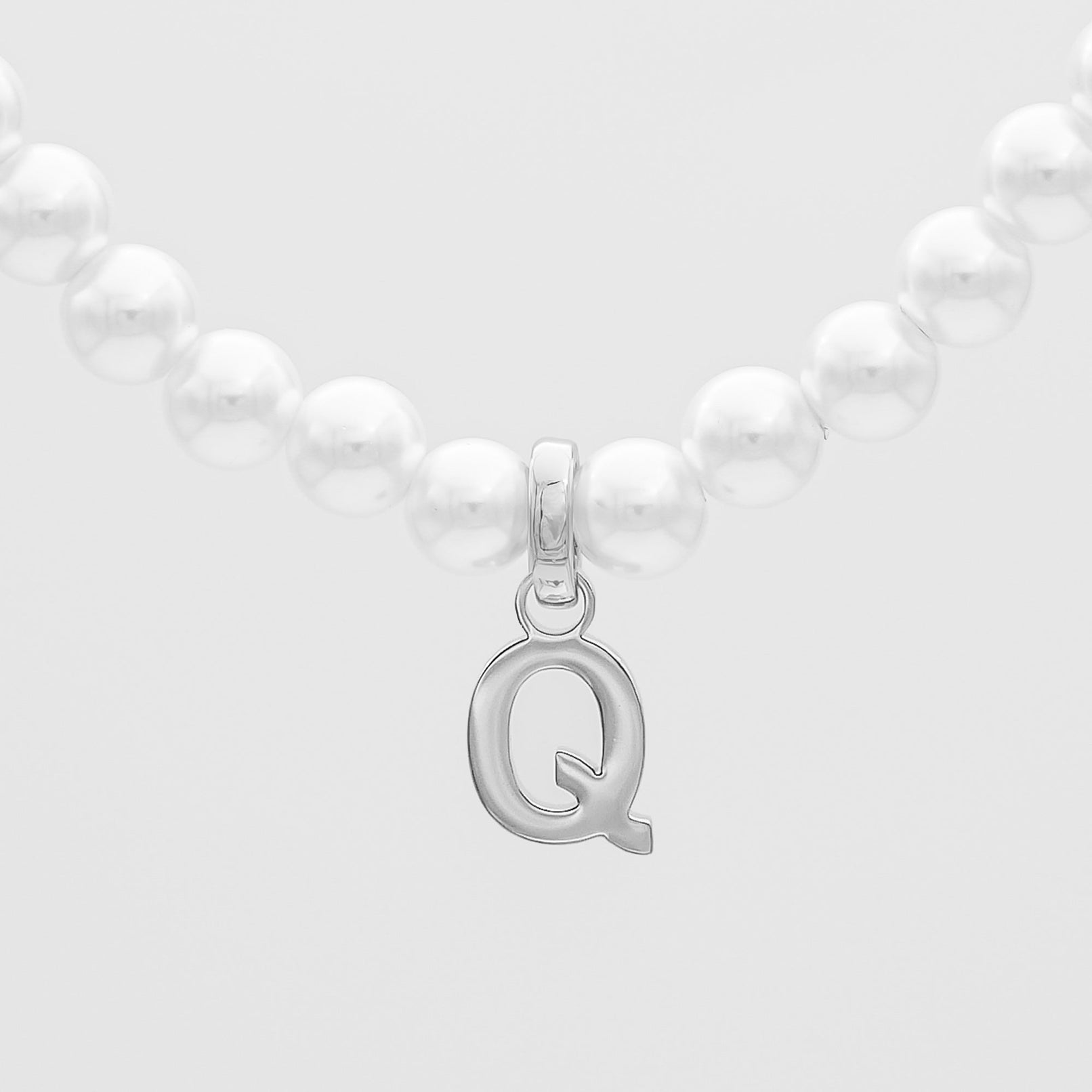 Classic Pearl Initial Bracelet