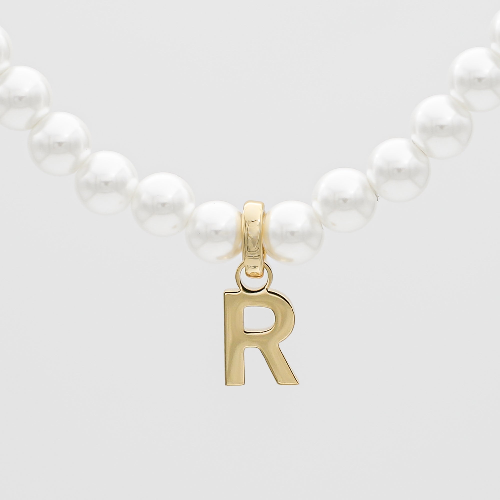 Classic Pearl Initial Bracelet