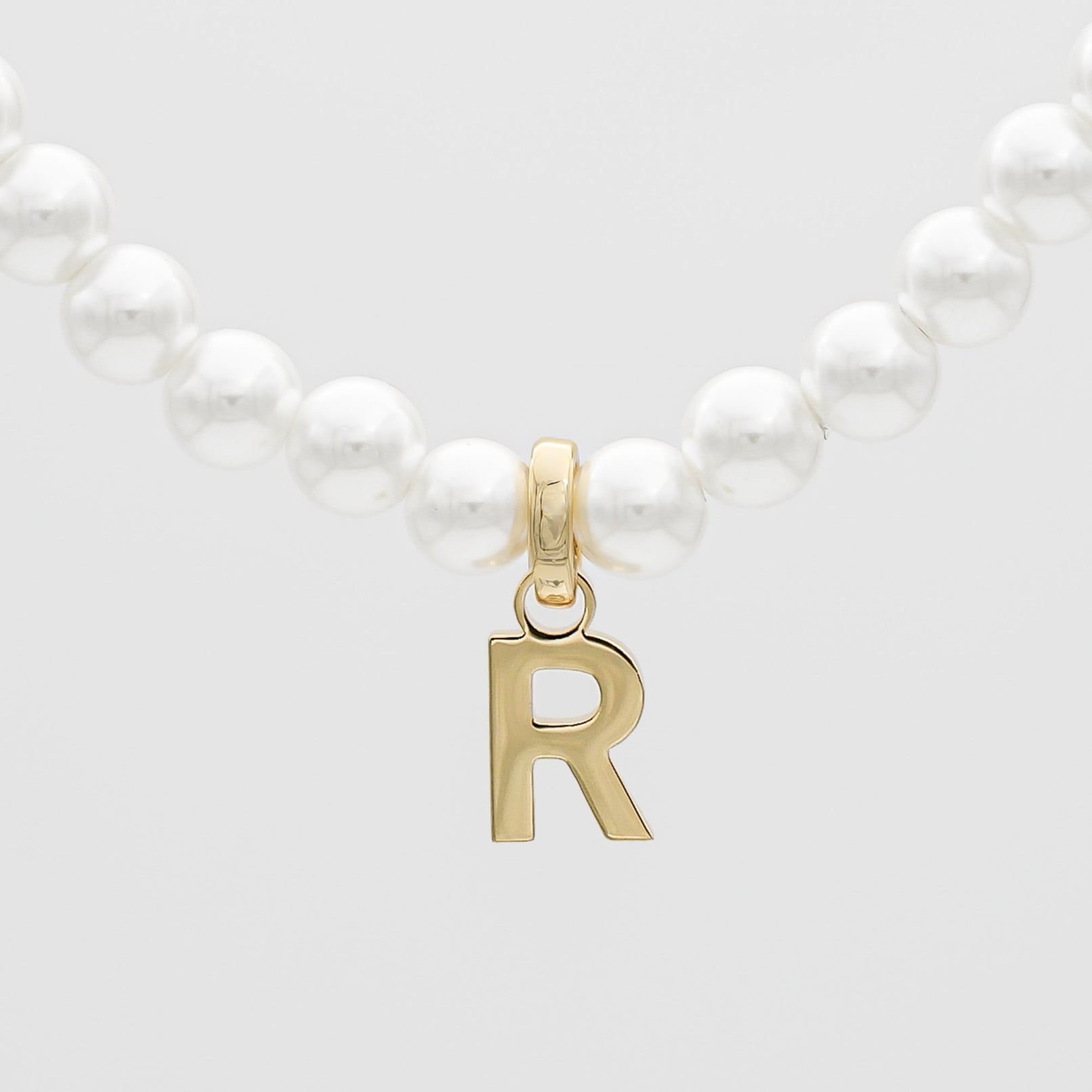 Classic Pearl Initial Bracelet