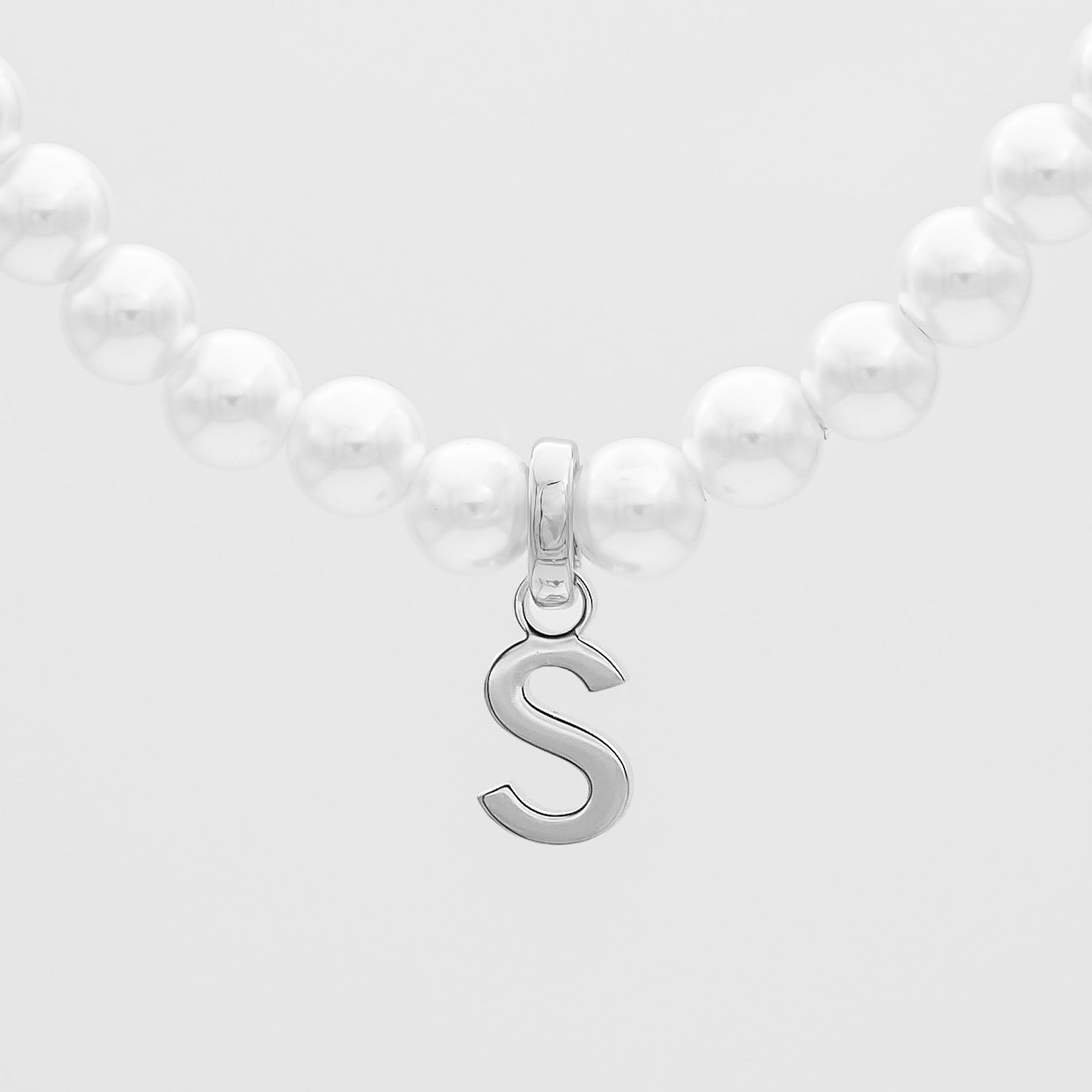 Classic Pearl Initial Bracelet