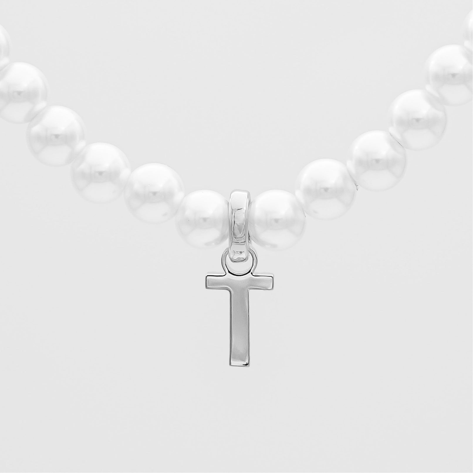 Classic Pearl Initial Bracelet