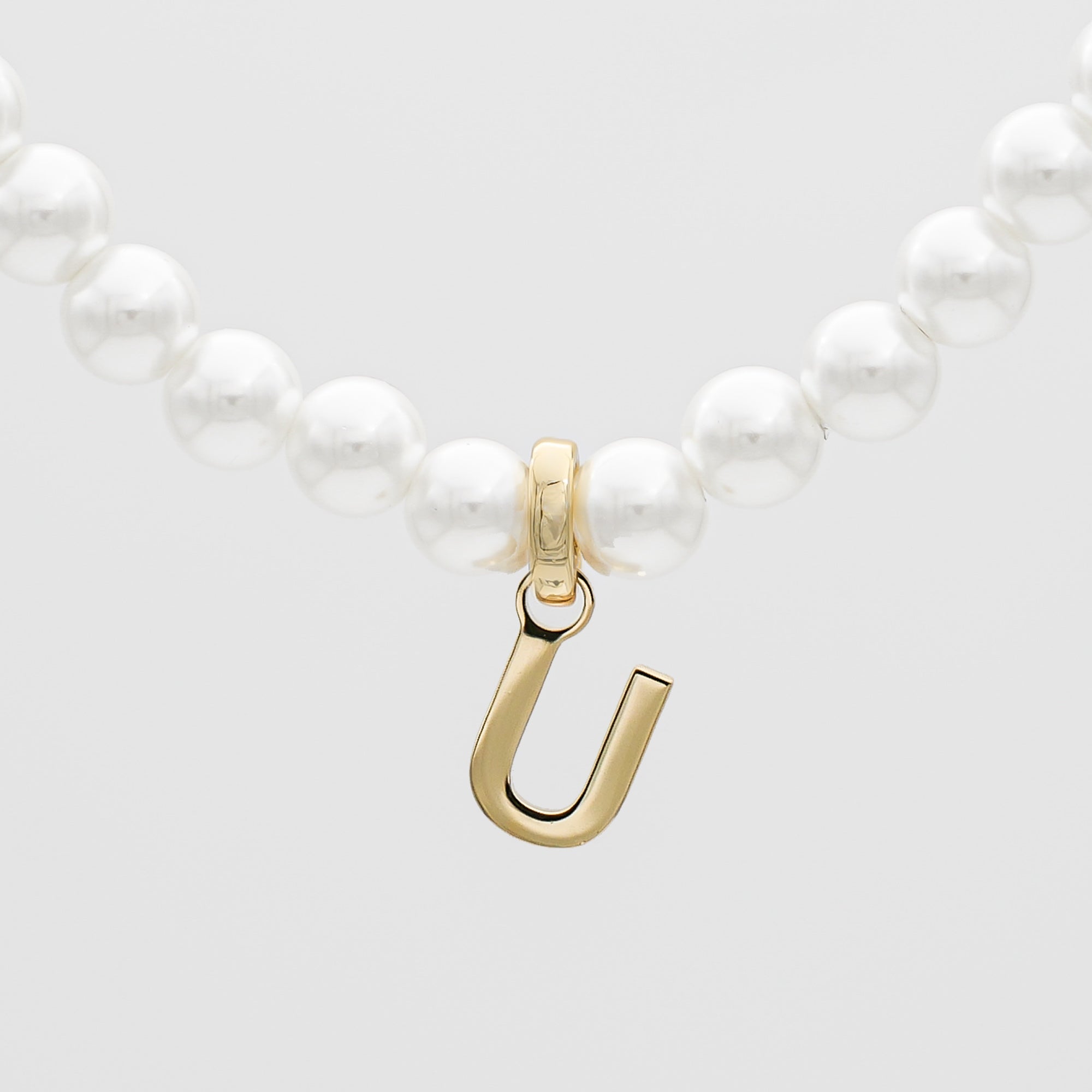 Classic Pearl Initial Bracelet