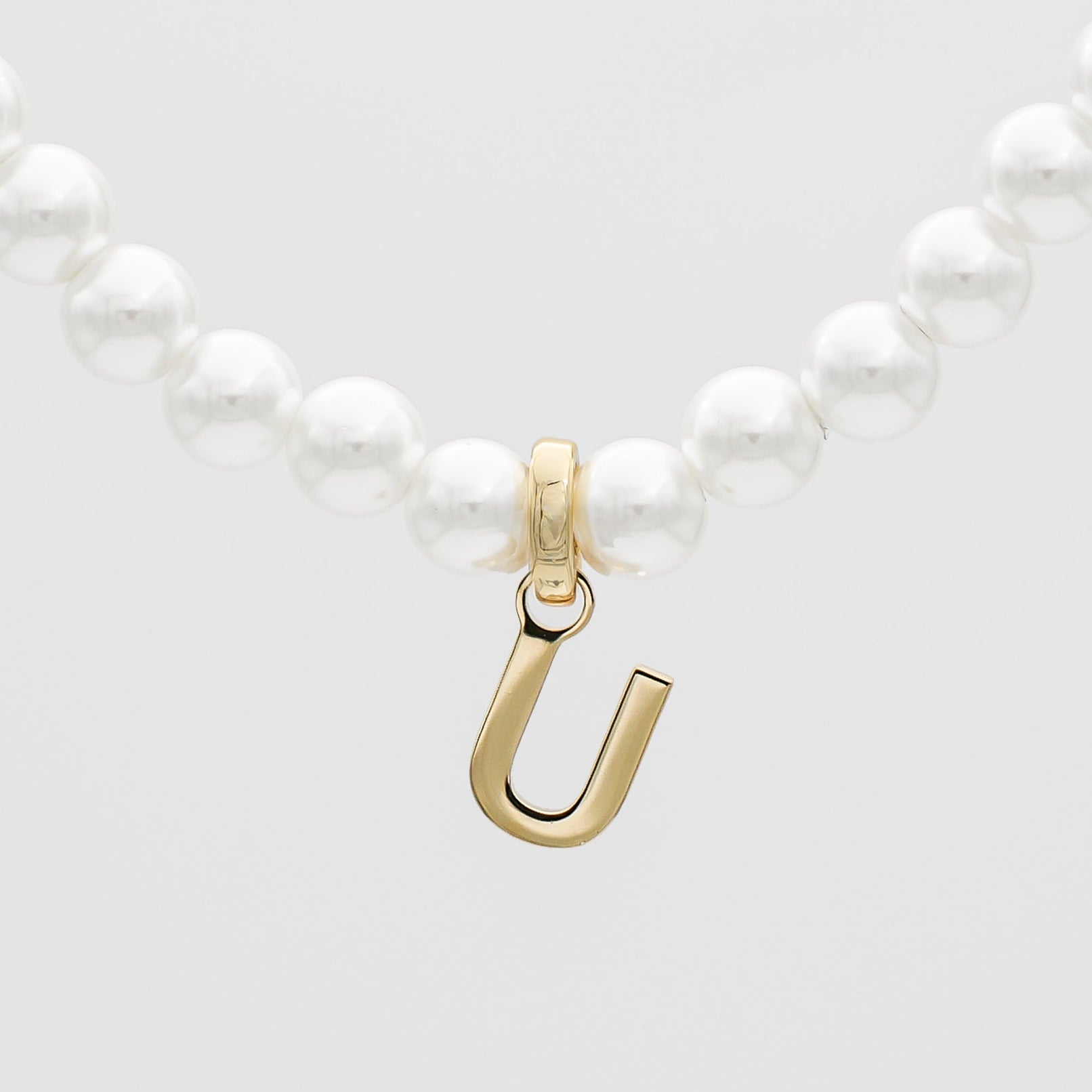 Classic Pearl Initial Bracelet