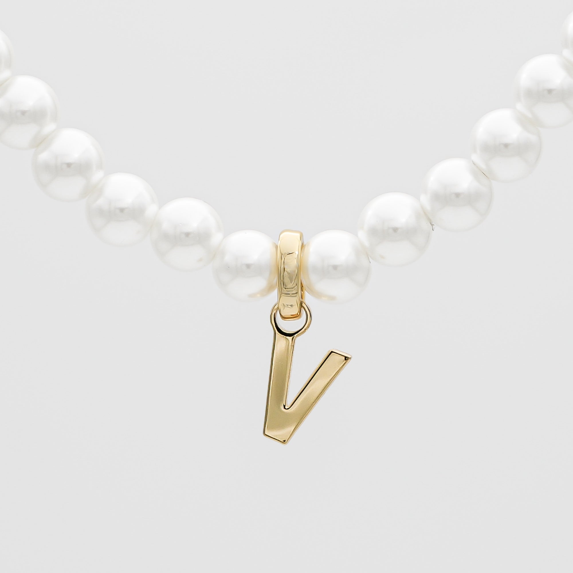 Classic Pearl Initial Bracelet