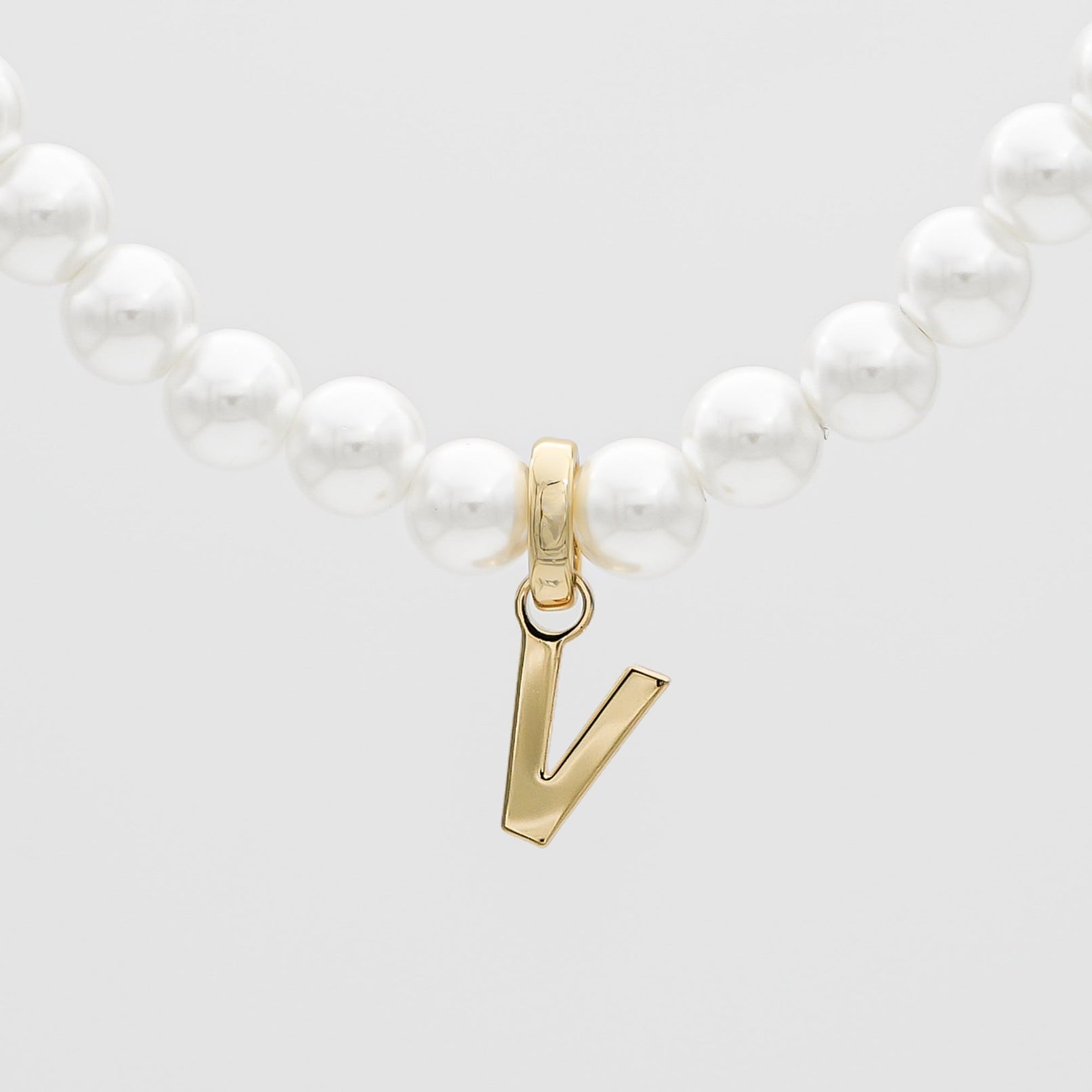 Classic Pearl Initial Bracelet