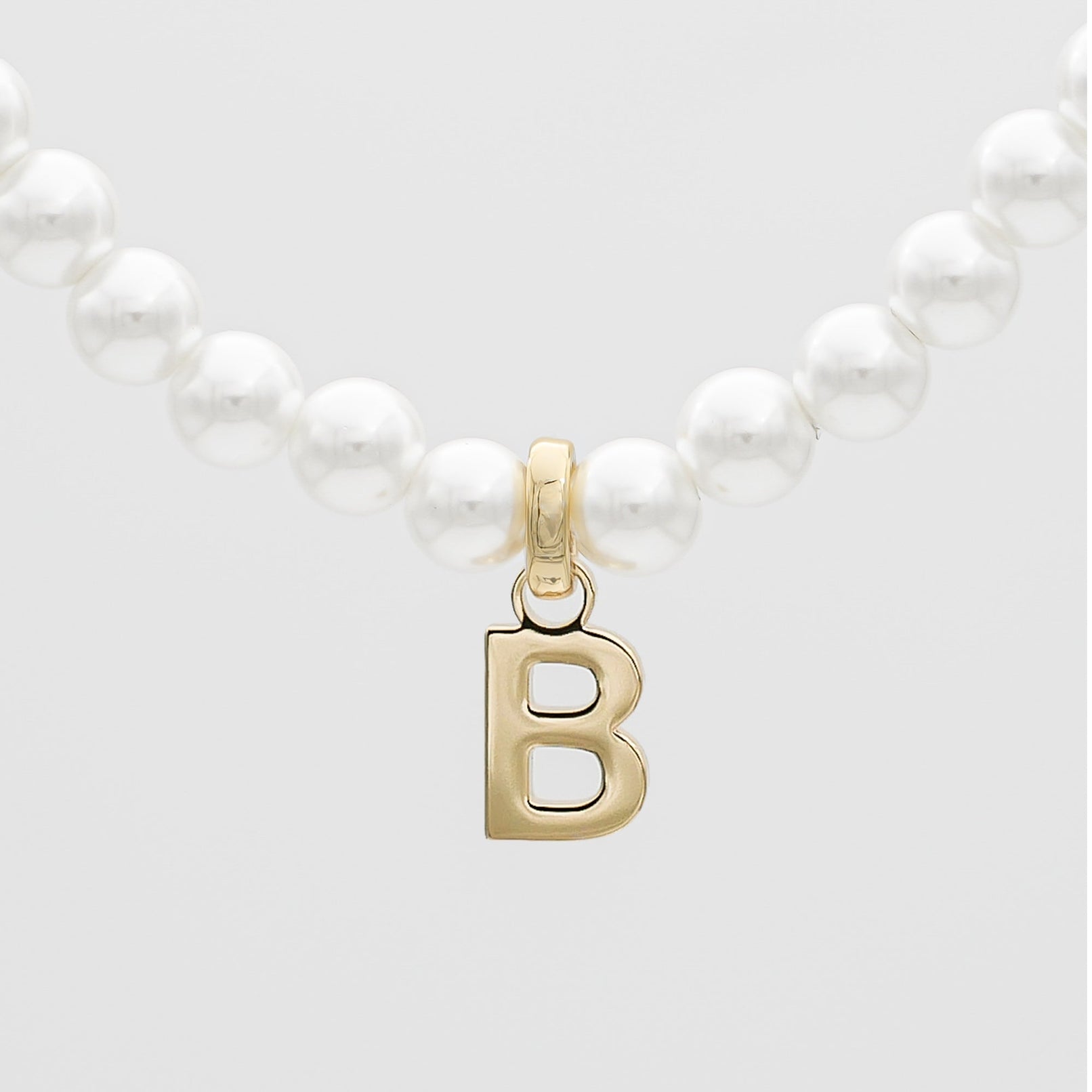 Classic Pearl Initial Bracelet