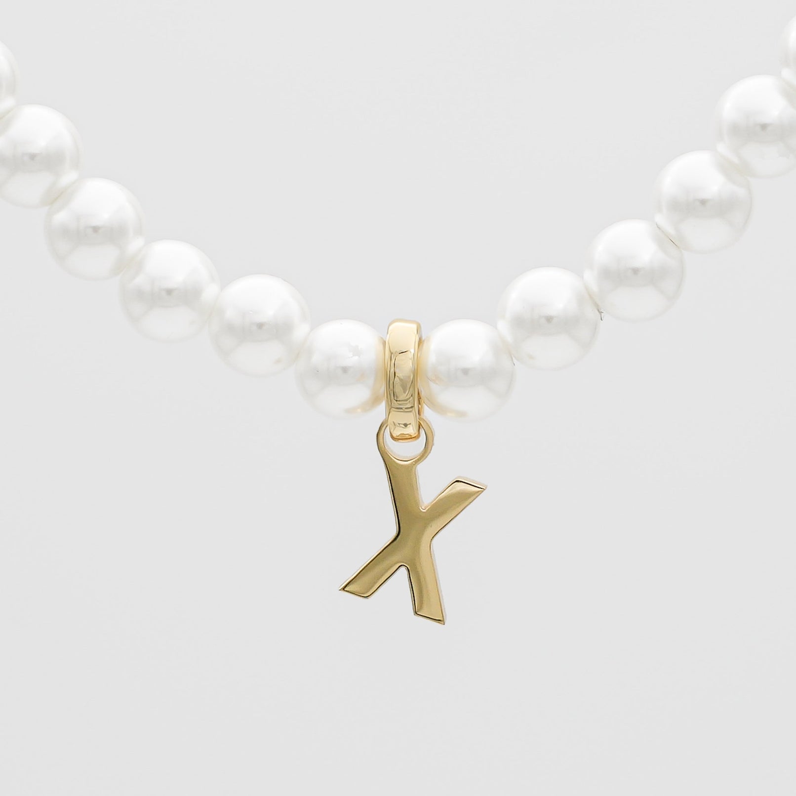 Classic Pearl Initial Bracelet