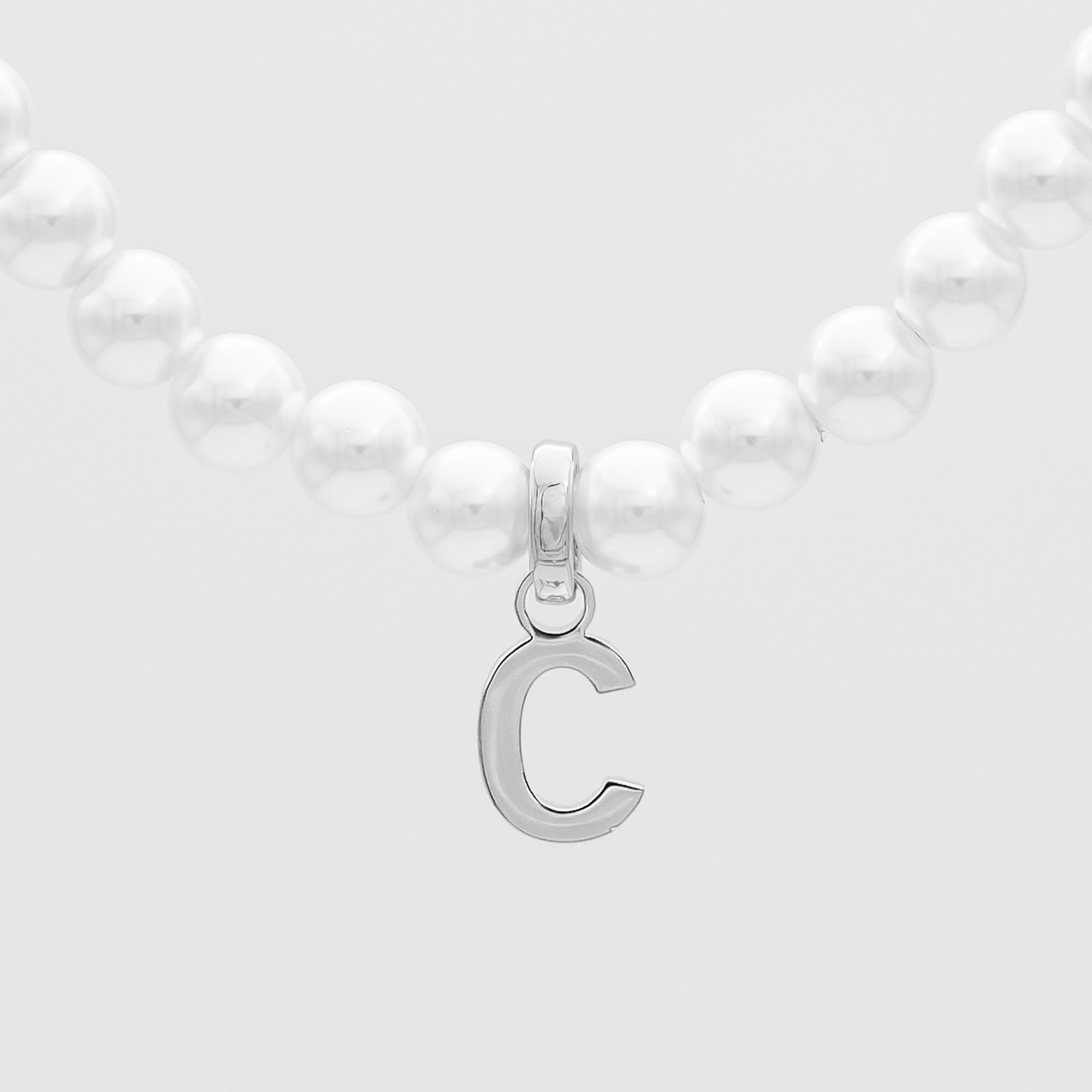 Classic Pearl Initial Bracelet