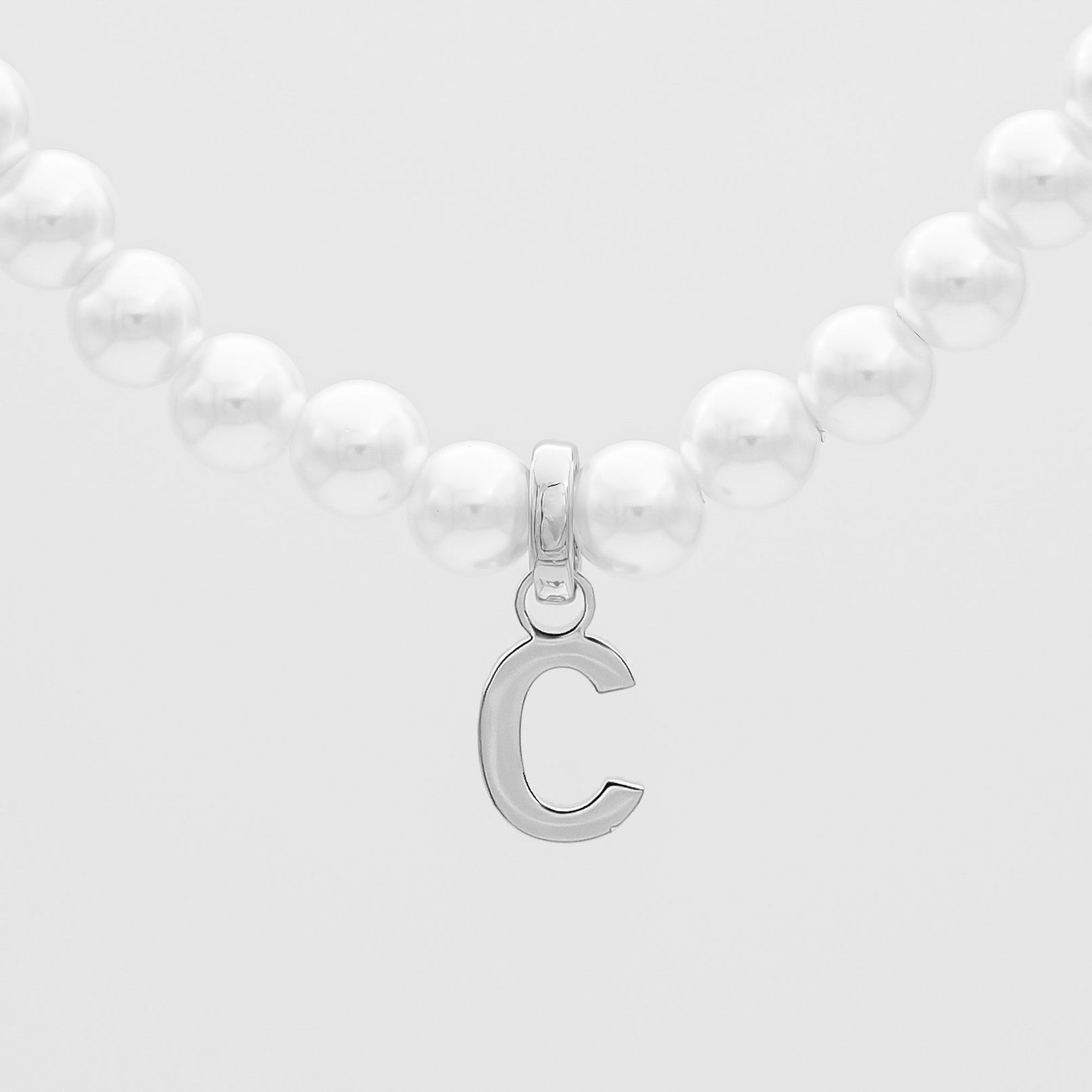 Classic Pearl Initial Bracelet