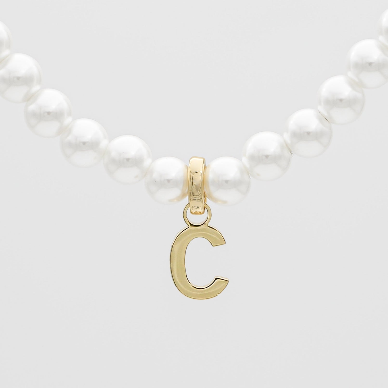 Classic Pearl Initial Bracelet
