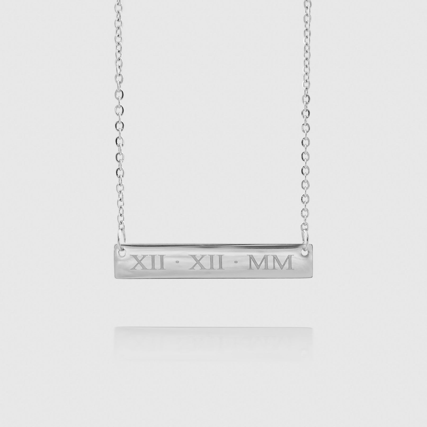 Engraved Custom Bar Necklace