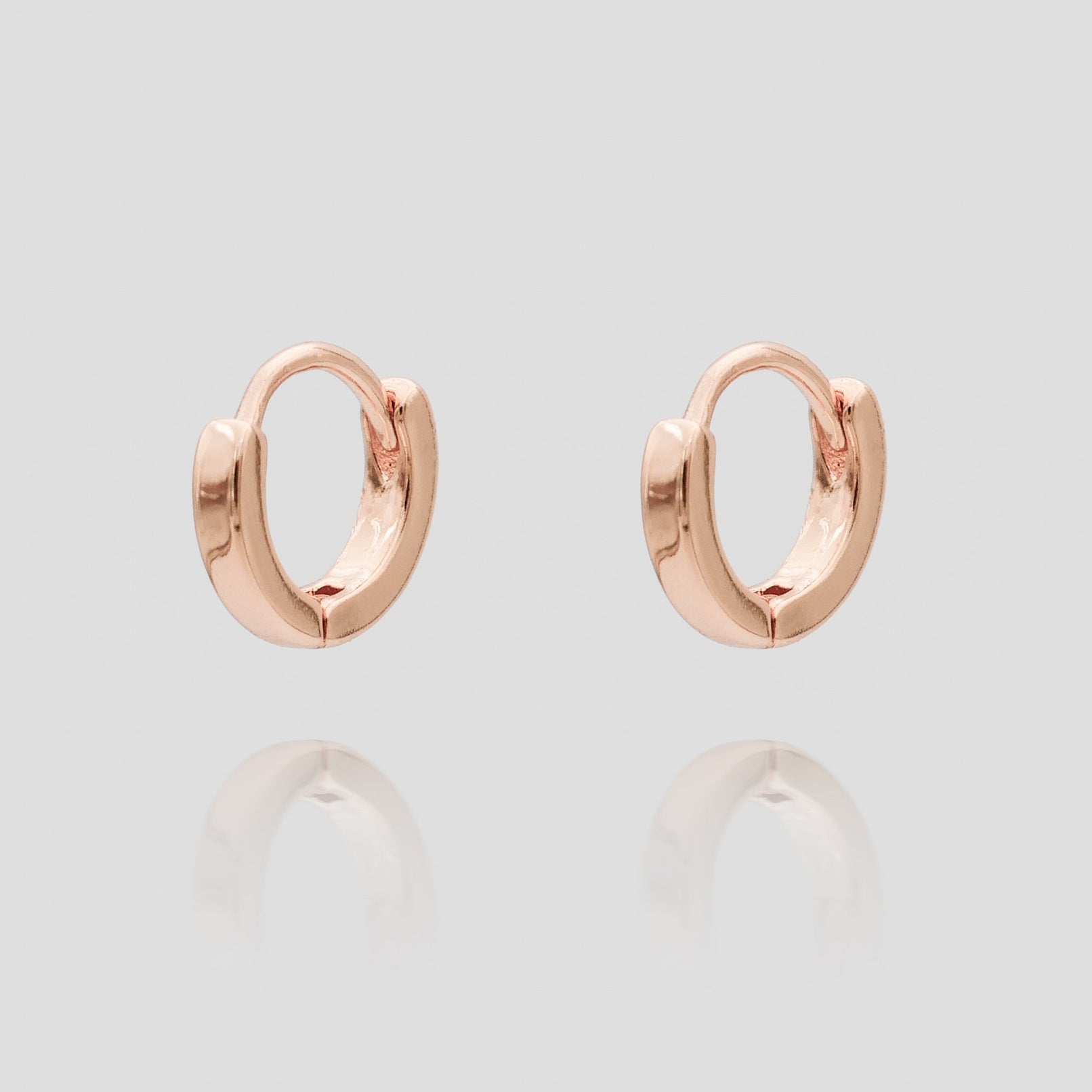 Elle Rose Gold Filled Huggie Earrings