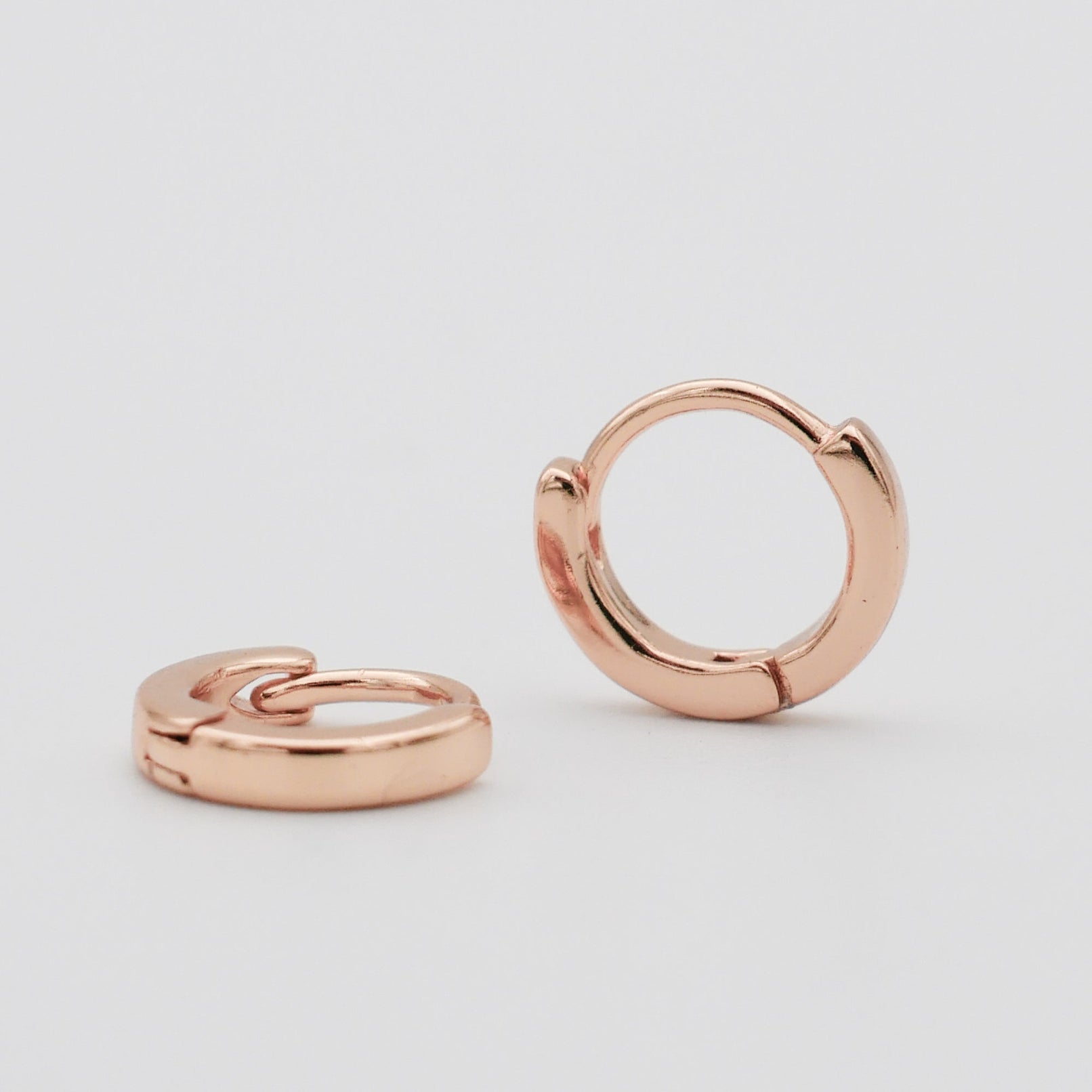 Elle Rose Gold Filled Huggie Earrings