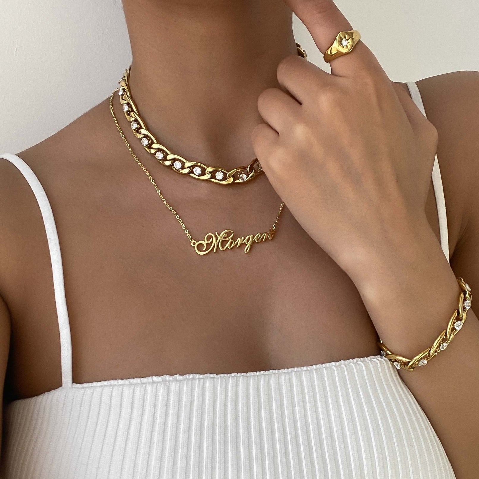 Alina ketting van CZ