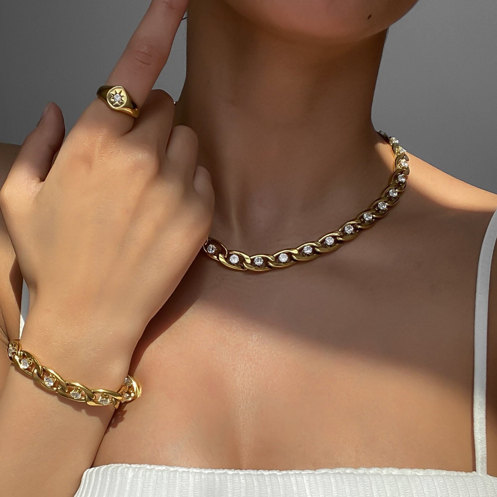 Alina ketting van CZ