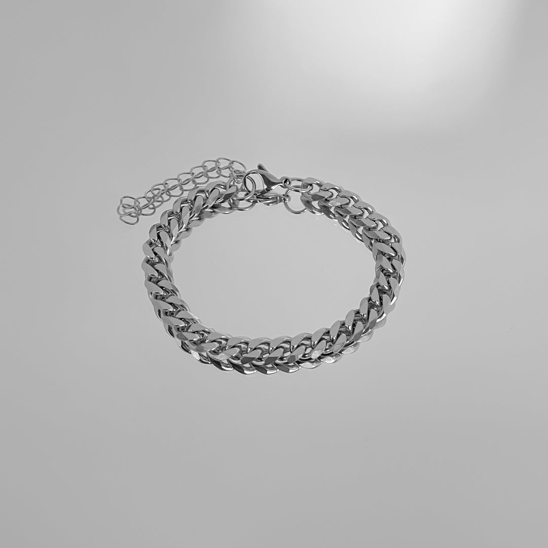 Classic Cuban Anklet Silver