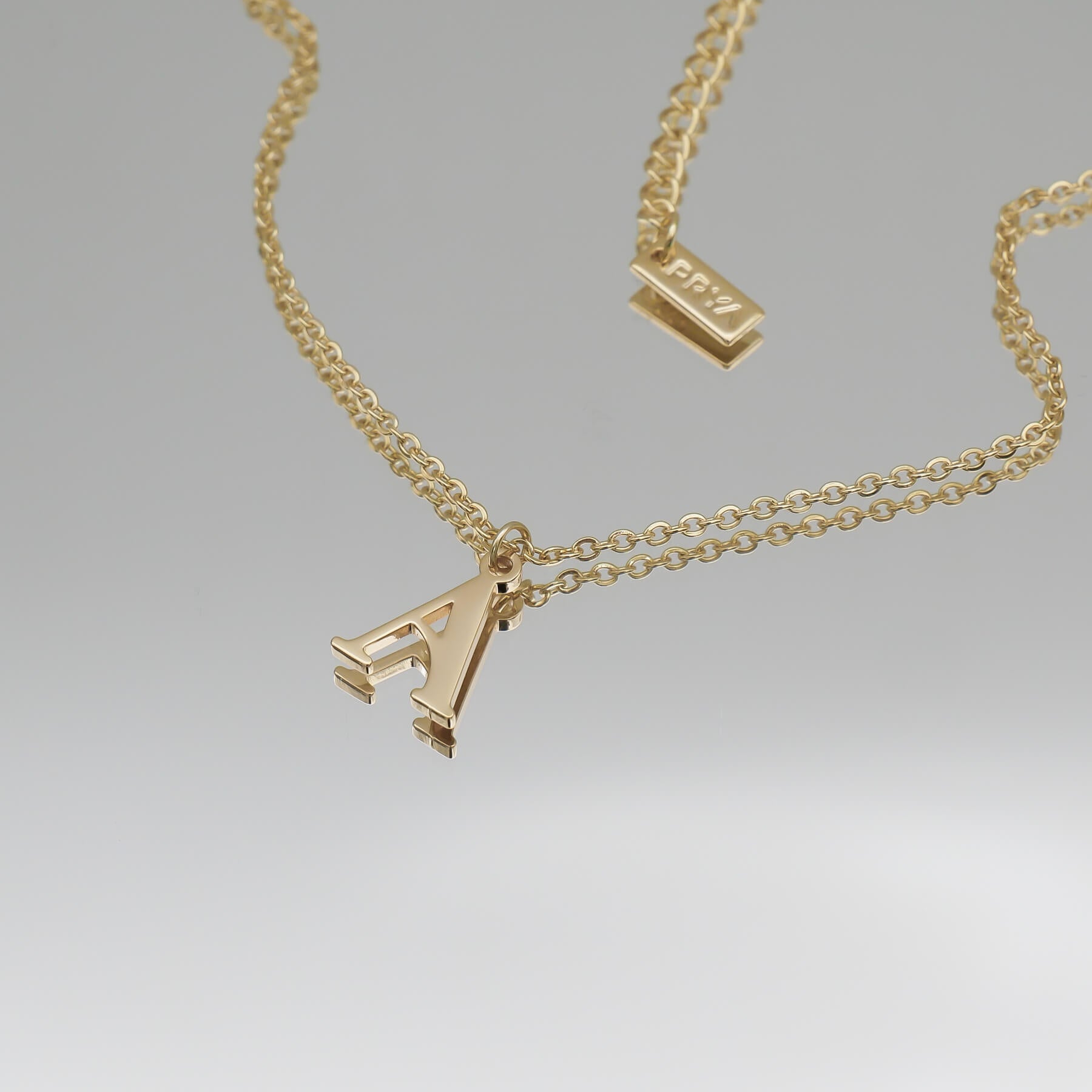 Dubai Initial Necklace