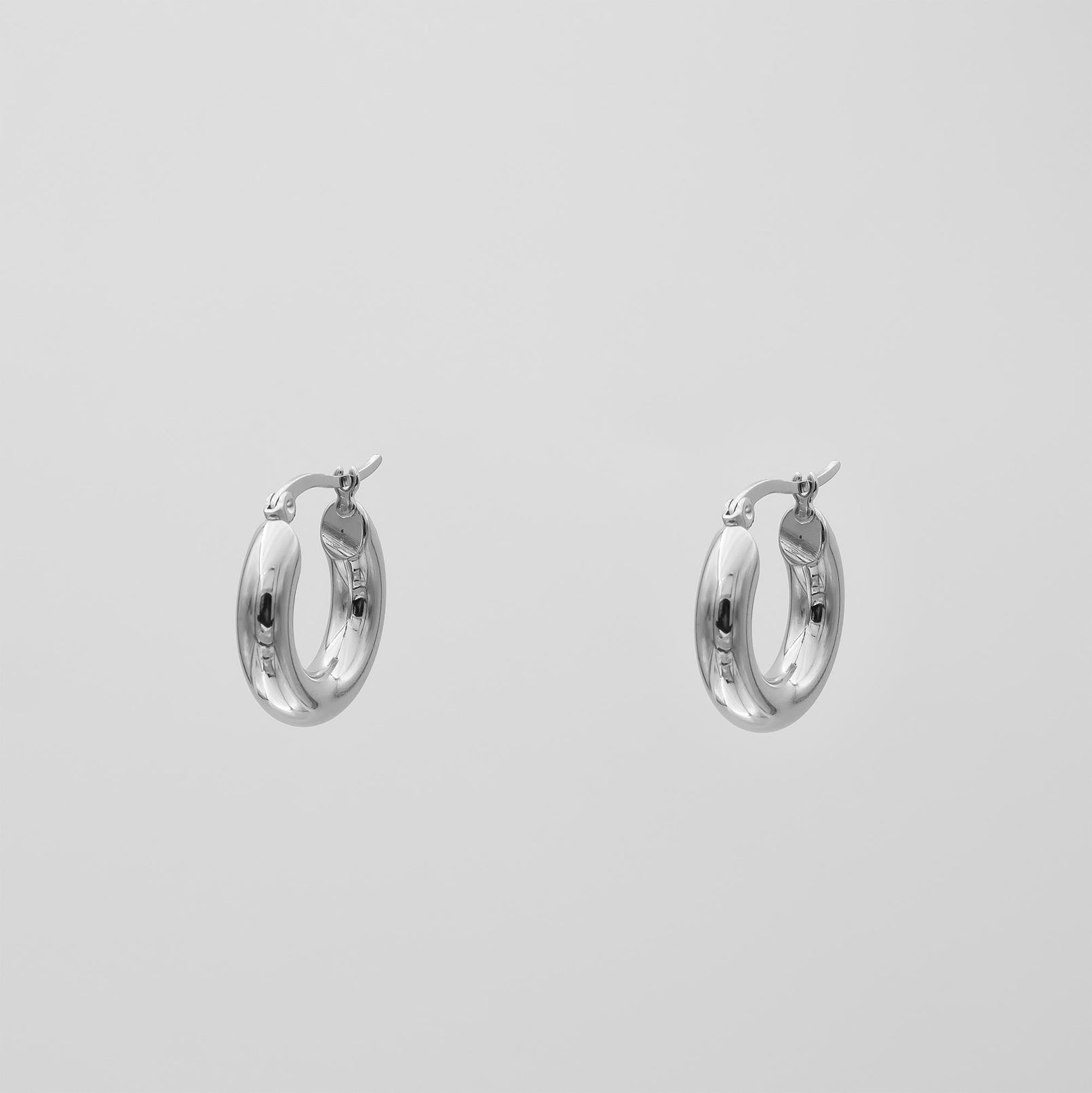 Classic Silver Filled Hoops