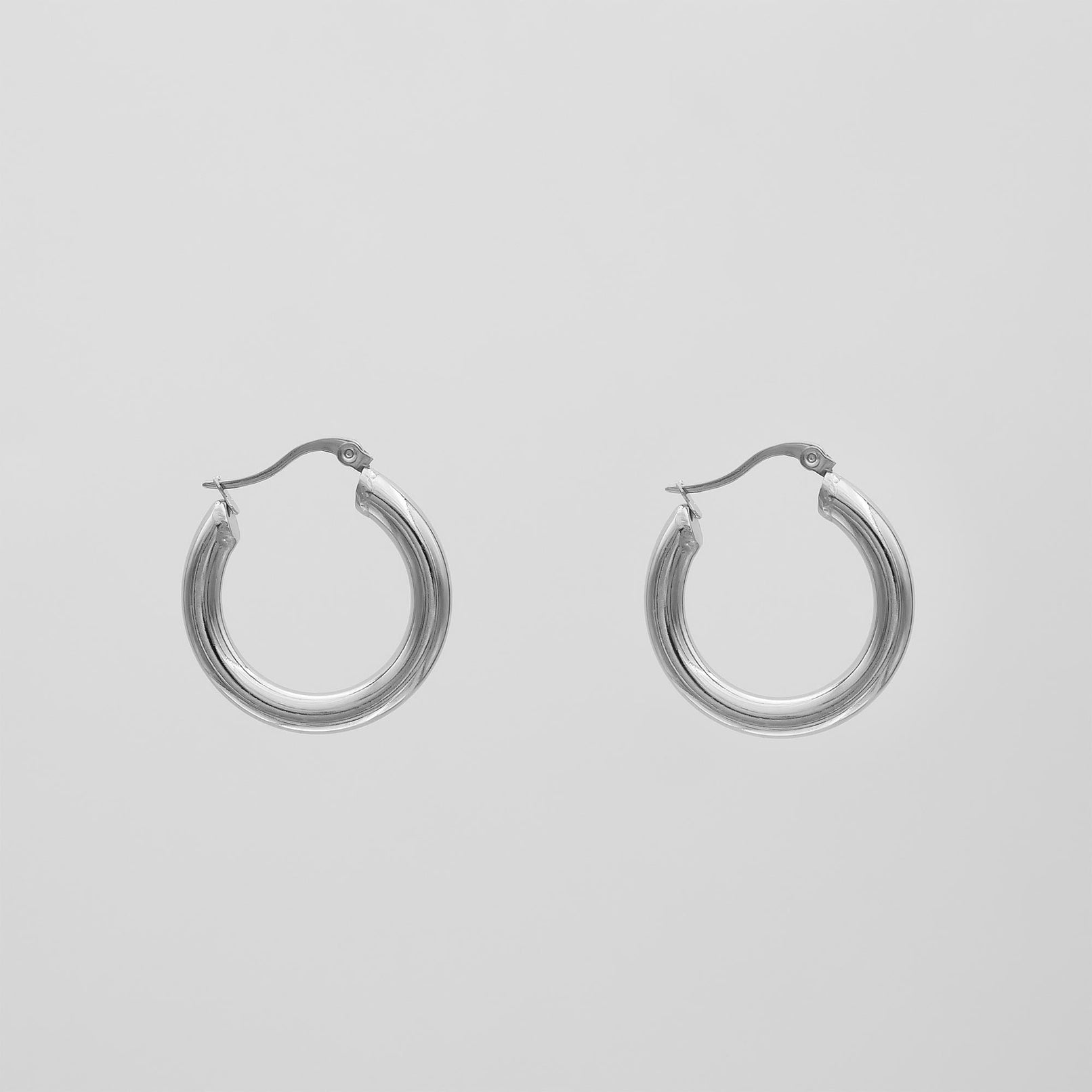 Classic Silver Filled Hoops