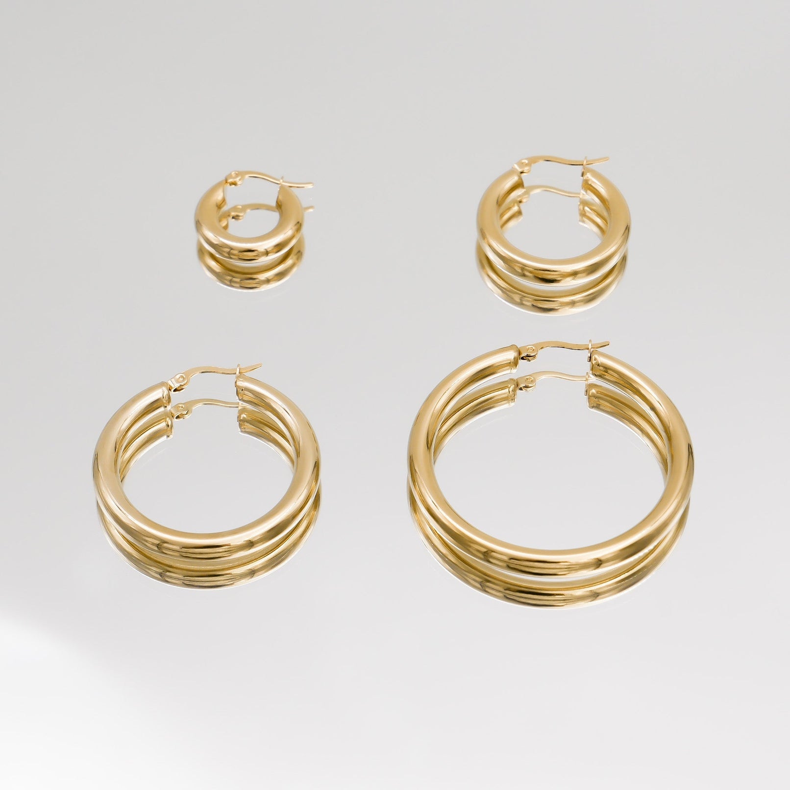 Classic Gold Filled Hoops