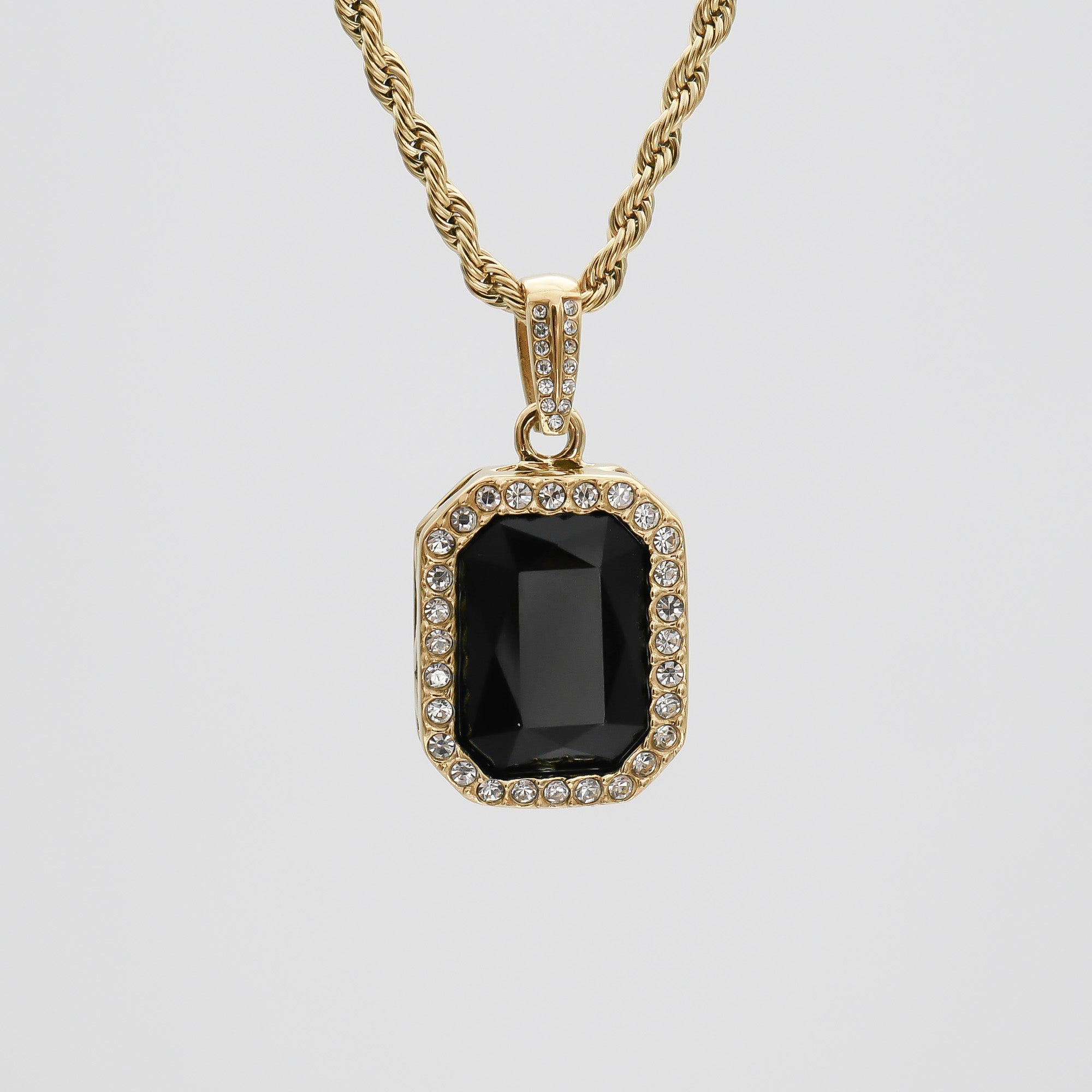 Amelia Onyx Tablet Ketting