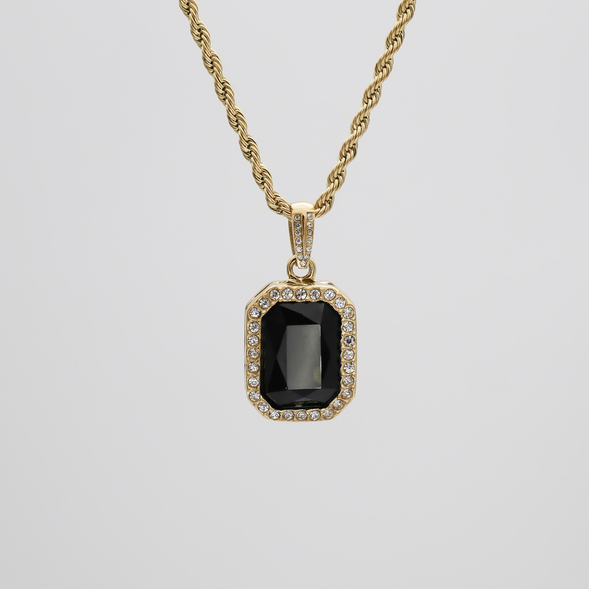 Amelia Onyx Tablet Ketting