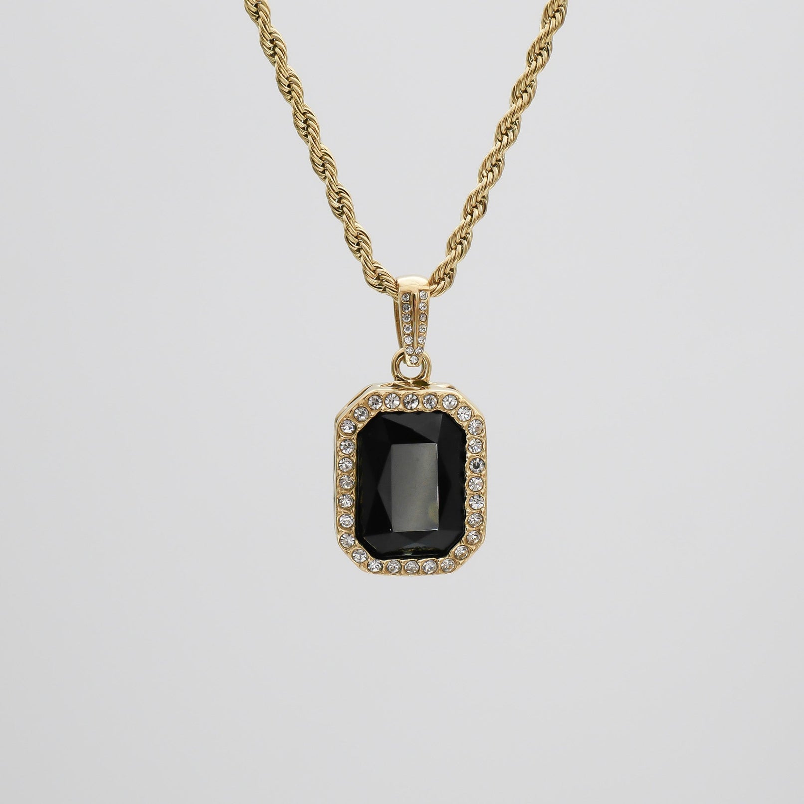 Amelia Onyx Tablet Ketting