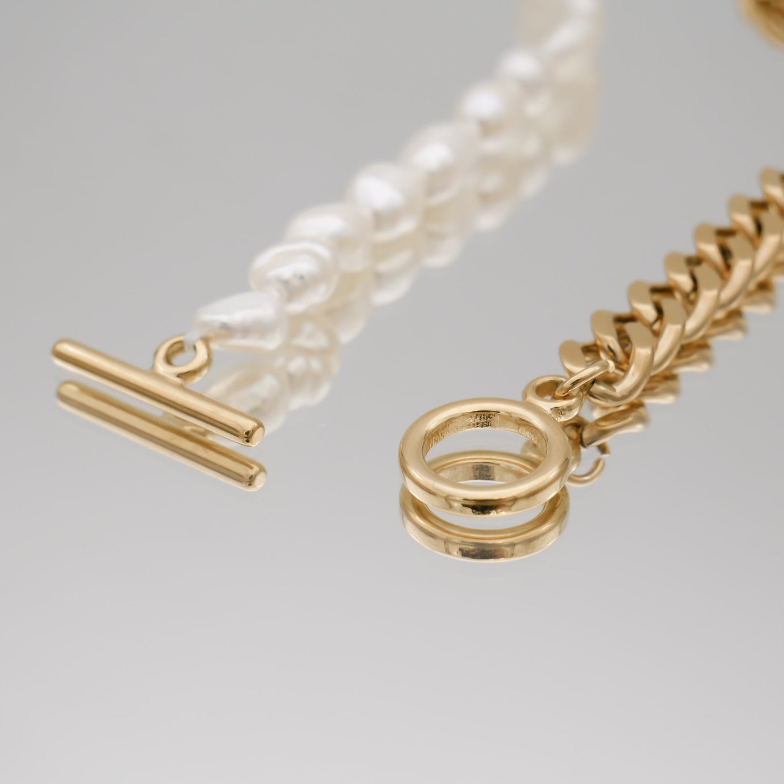 Amaia Parel Contrast Ketting