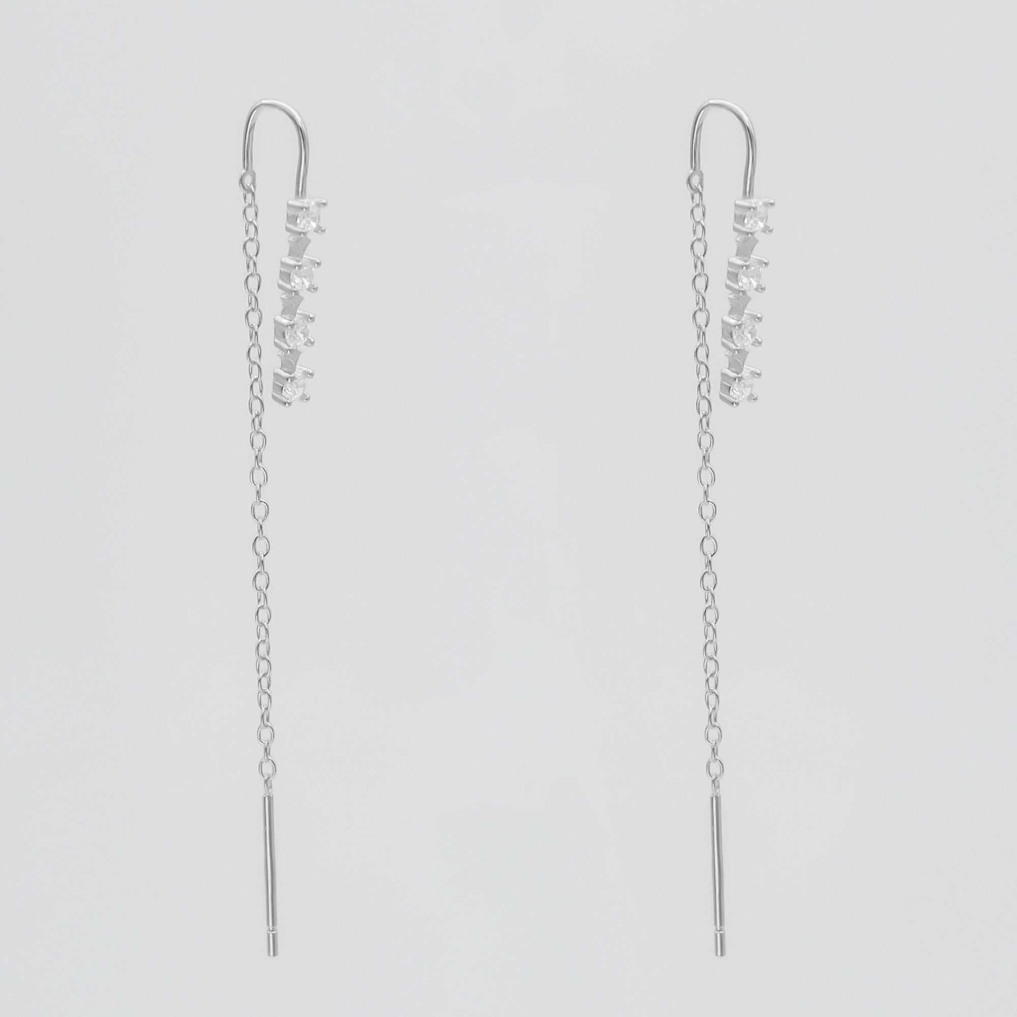 CZ Drop earrings