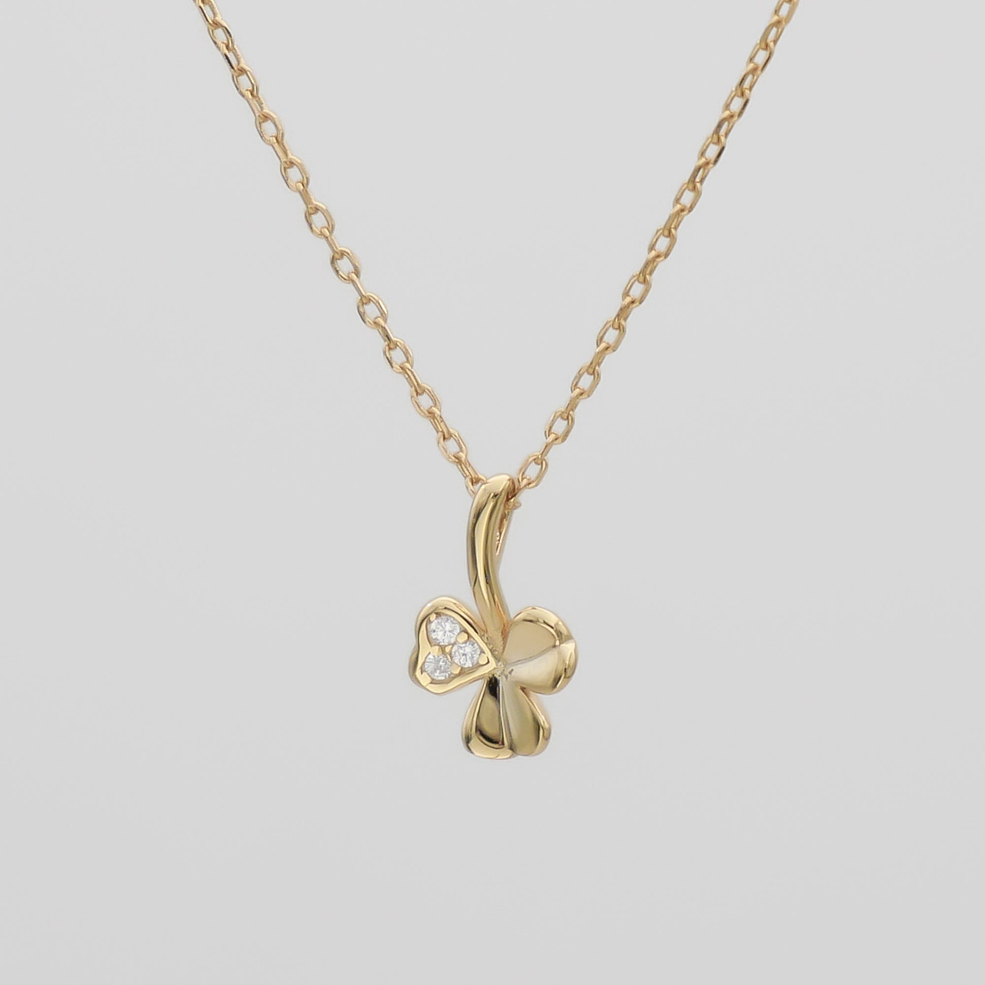 Felicity Mini clover necklace